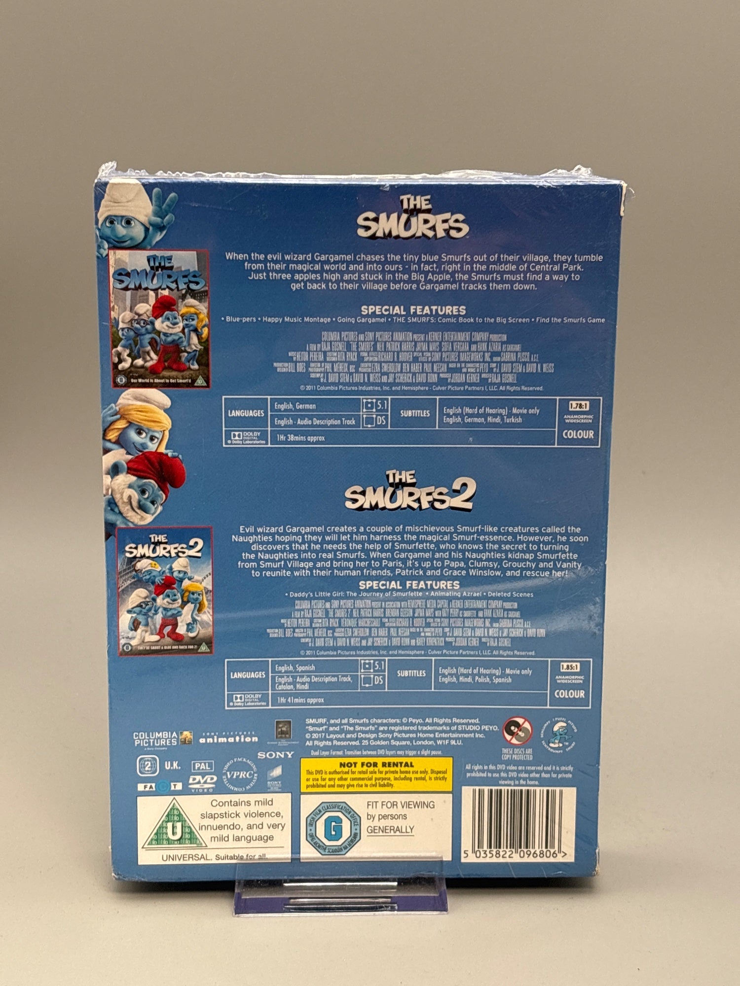 The Smurfs 1 & 2..