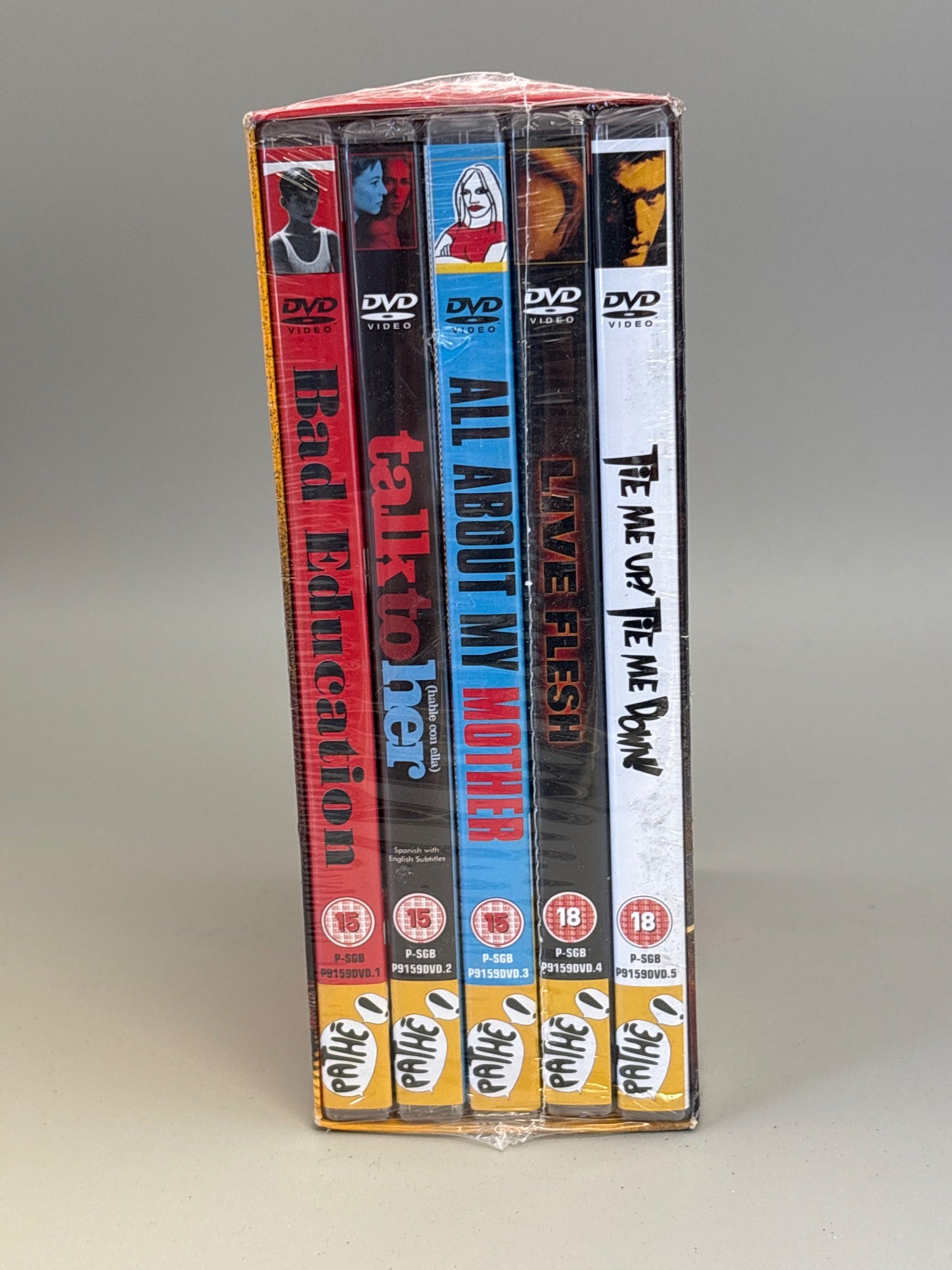 Pedro Almodovar 5-DVD Collection (Bad Education/Talk To Her/All About My Mother/Live Flesh/Tie Me Up! Tie Me Down!)