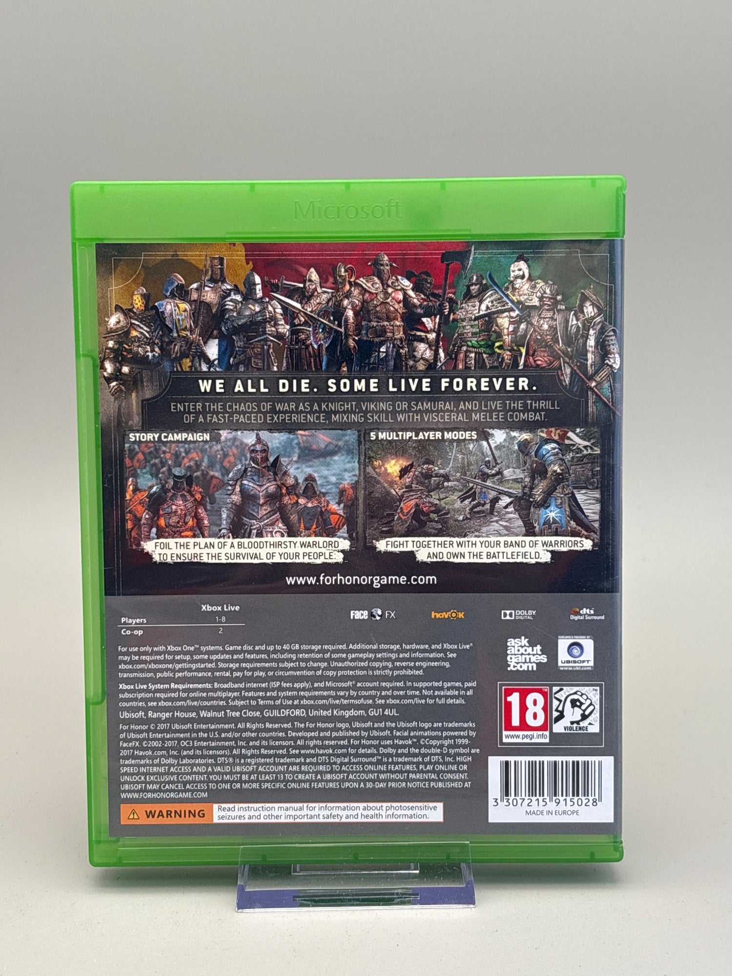 For Honor Xbox One Game