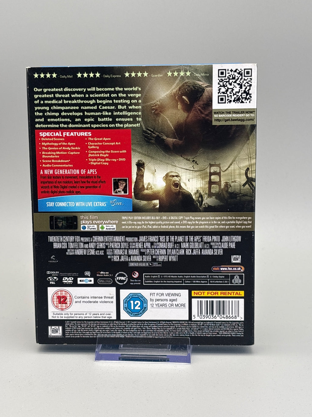 Rise of the Planet of the Apes - Triple Play