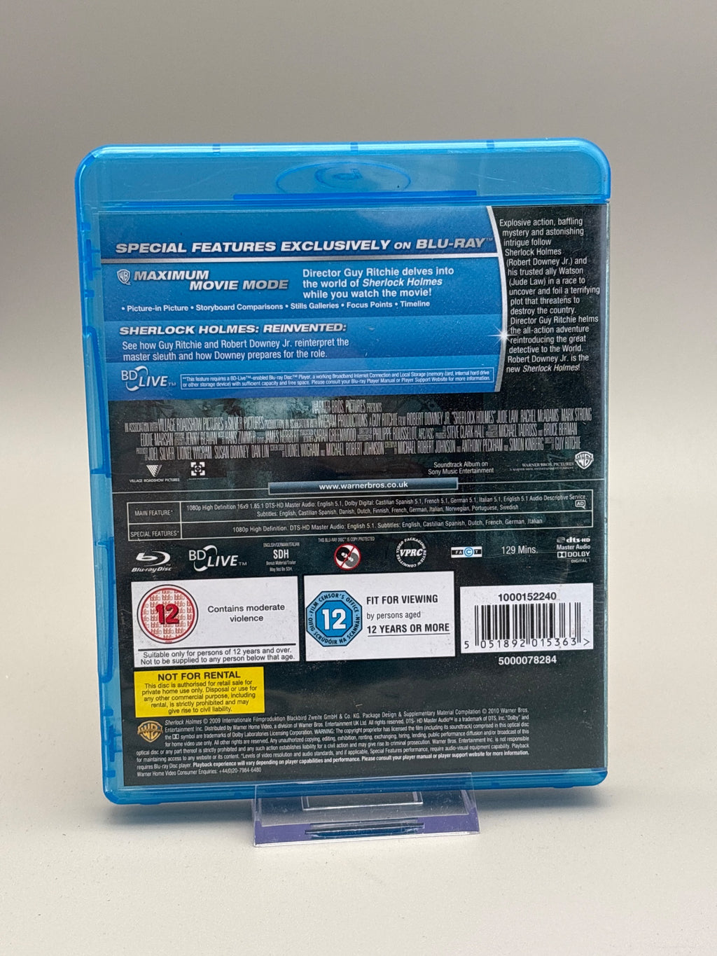 Sherlock Holmes - Blu Ray