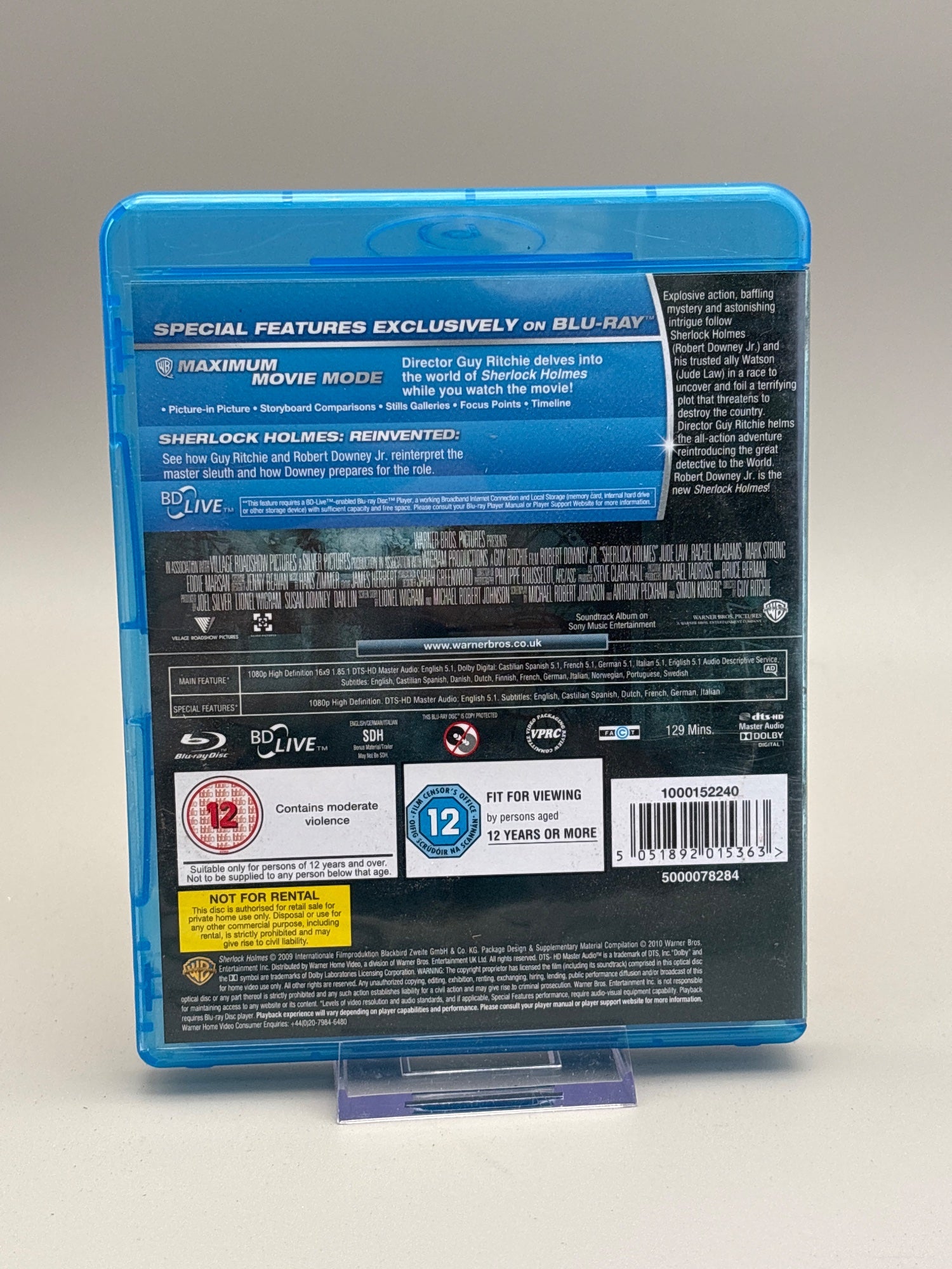 Sherlock Holmes - Blu Ray
