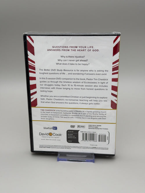 Better: 5-session Study Resource - DVD - Region Free