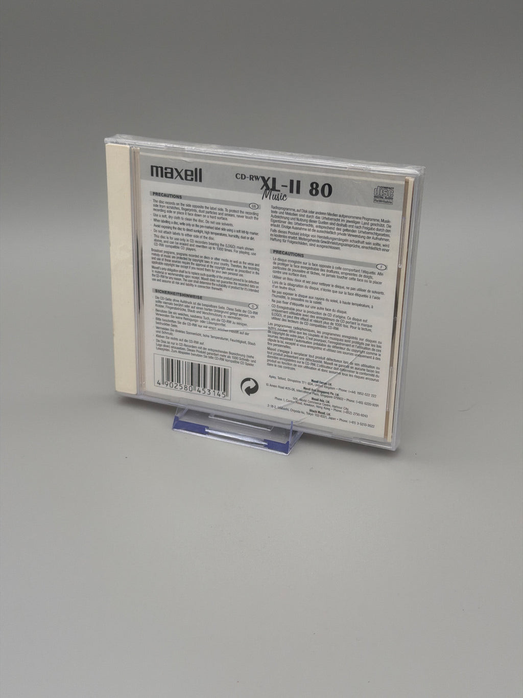 CD-RW 80 Music Jewel Single Case 10mm