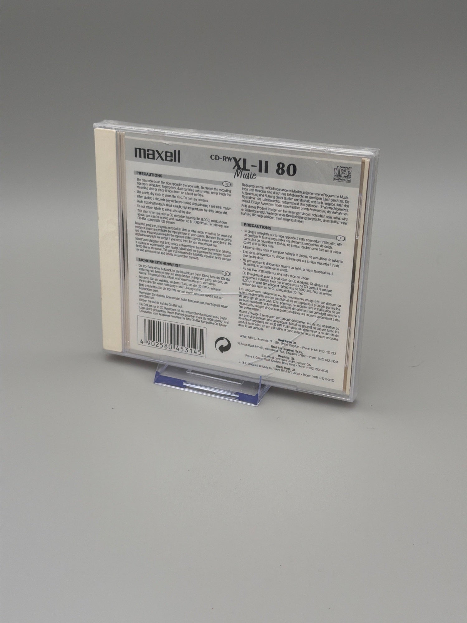 CD-RW 80 Music Jewel Single Case 10mm