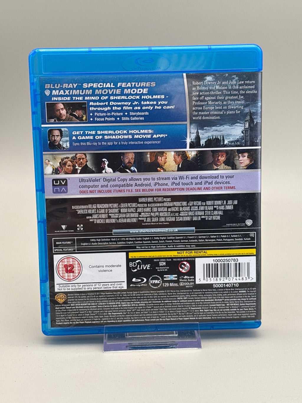 Sherlock Holmes: A Game Of Shadows [blu-ray]