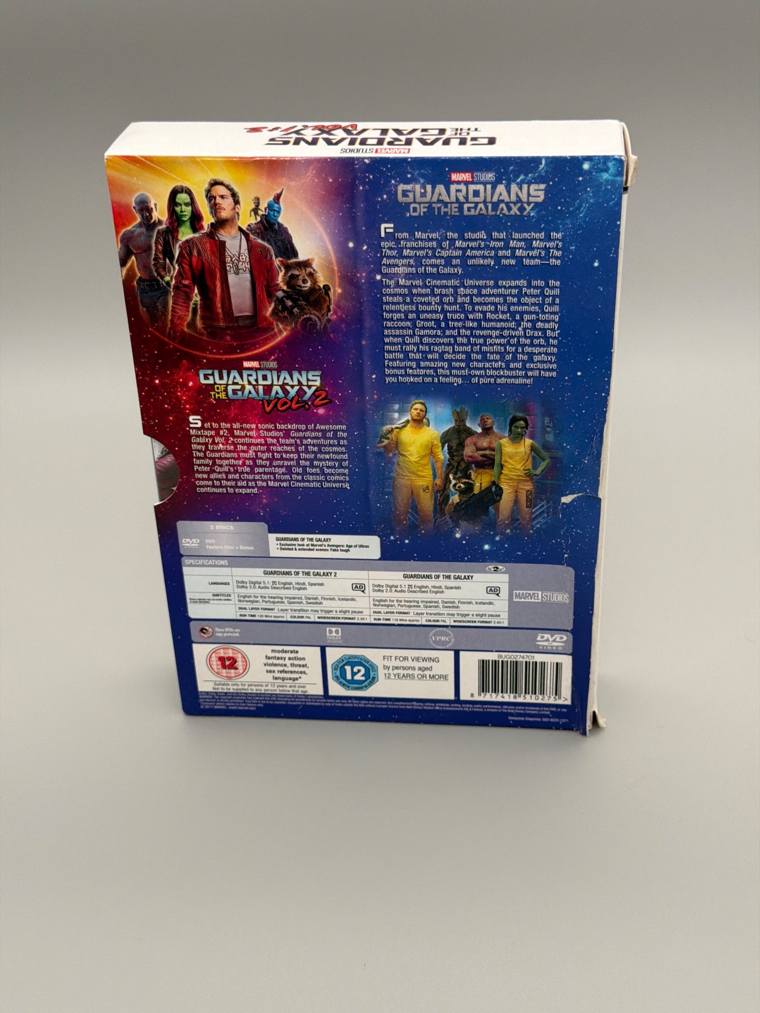 Guardians Of The Galaxy Vol 1 & 2