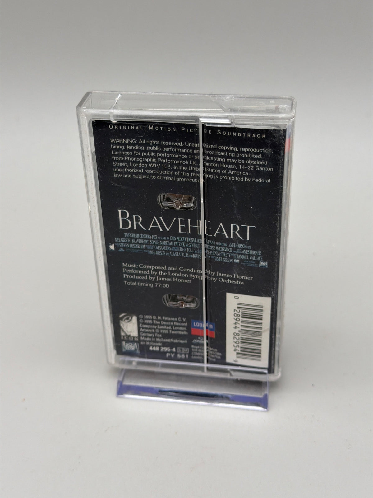 Braveheart - Original Motion Picture Soundtrack - Cassette