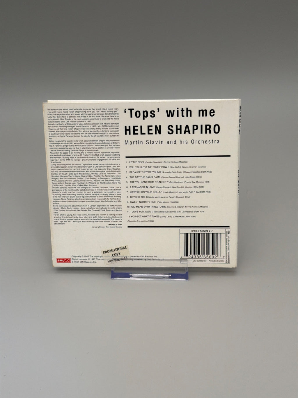 Helen Shapiro - Tops With Me - Helen Shapiro