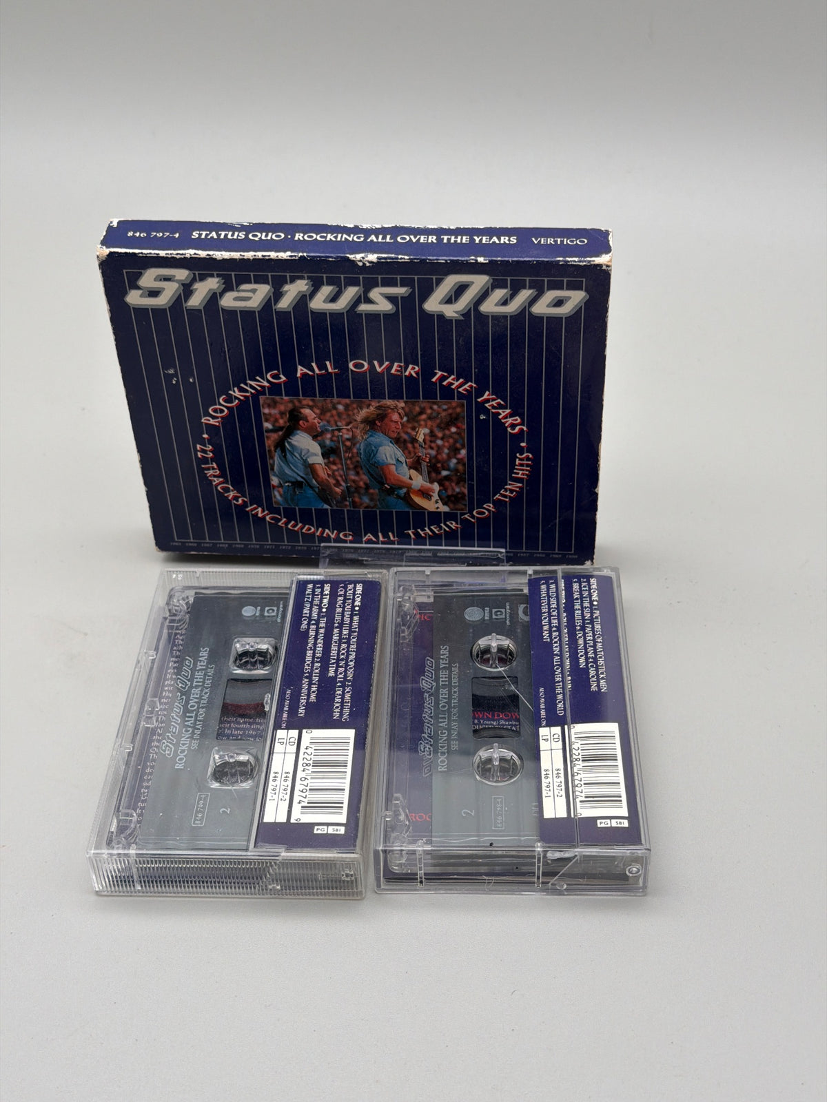 Status Quo, Rocking All Over The Years Cassette Tapes 1 & 2