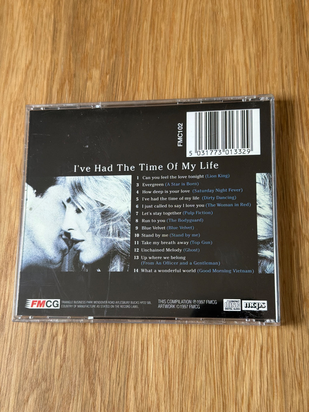 Various Love Songs From The Movies - I've Had The Time Of My Life.