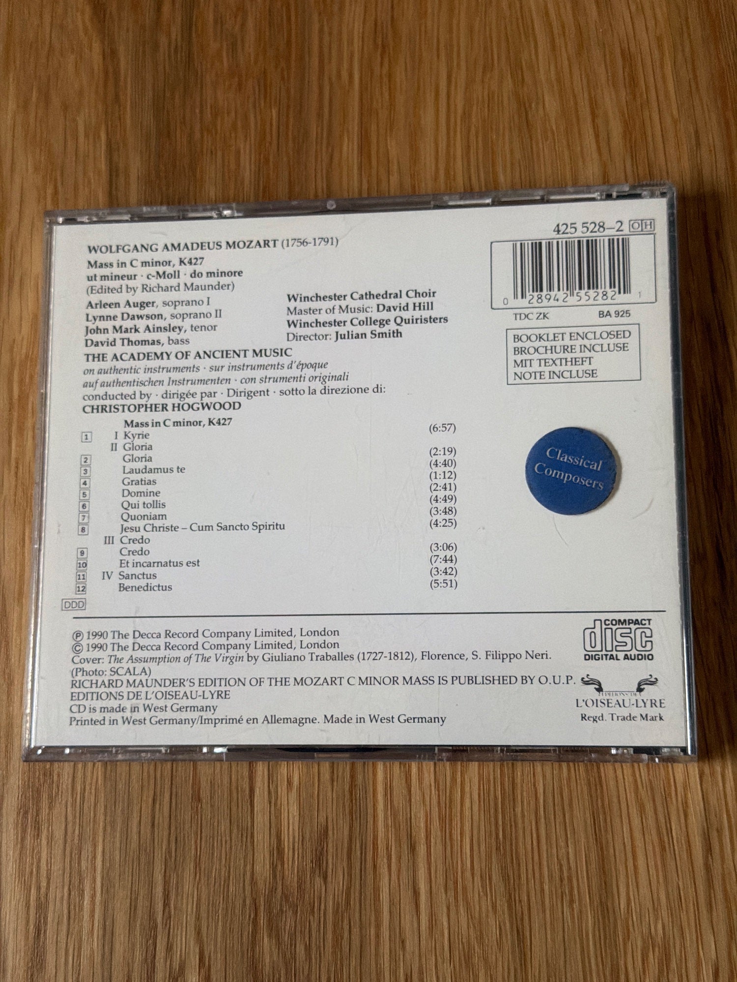 Mozart: Mass in C minor