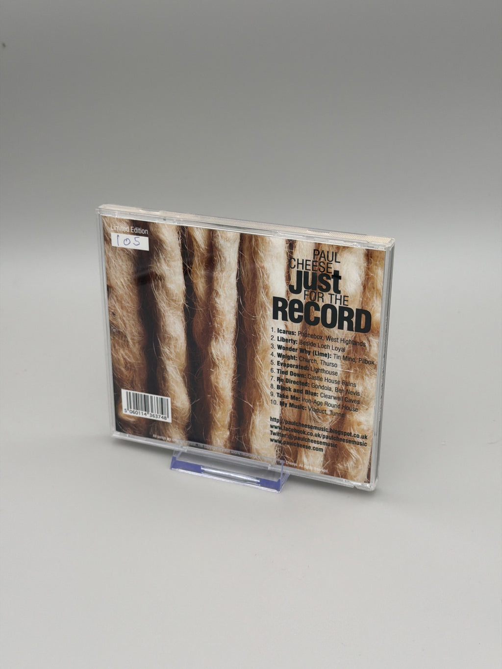 Paul Cheese - Just For The Record - CD