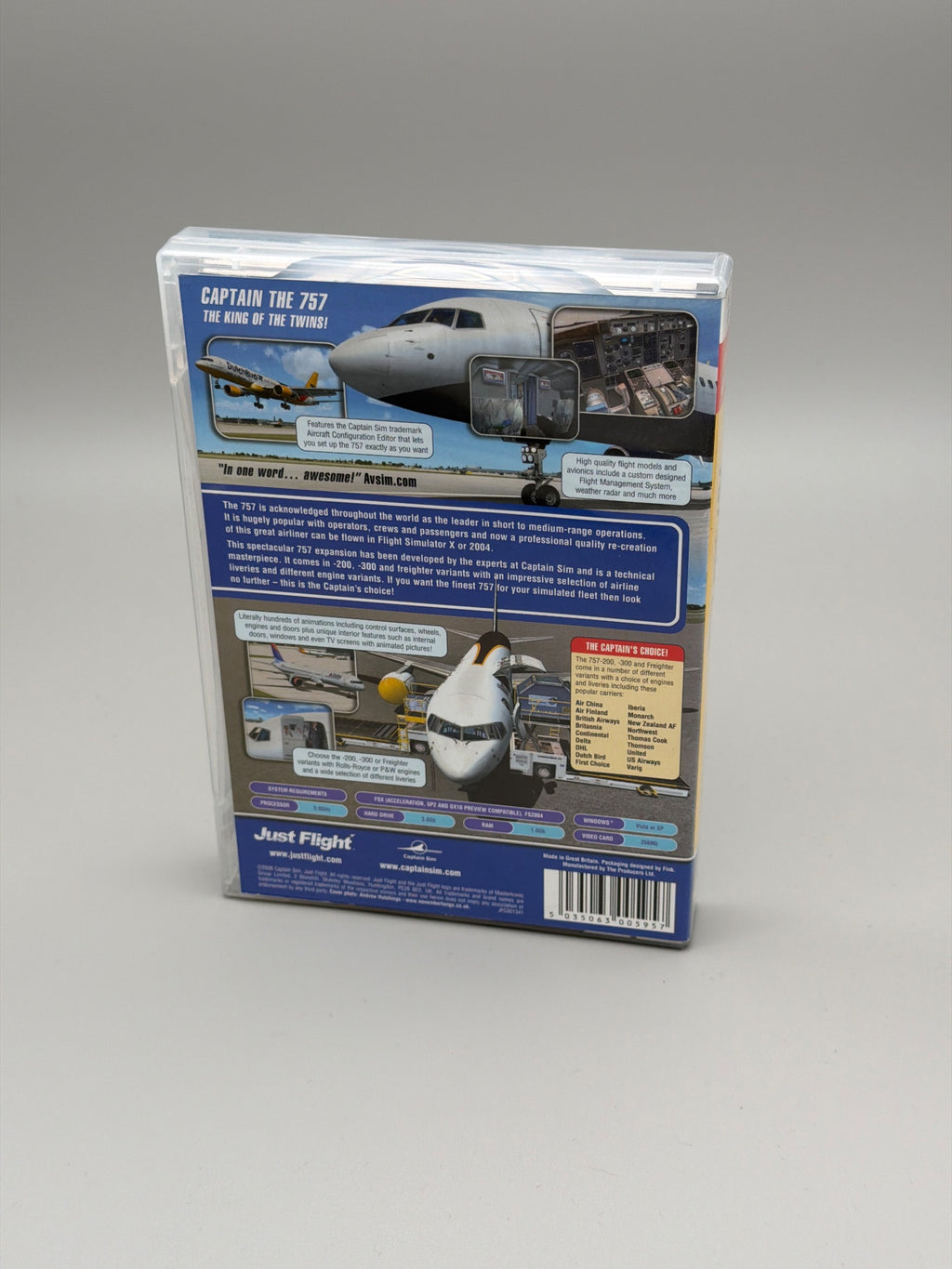 757 Captain Add-on For Fsx & Fs 2004 - PC