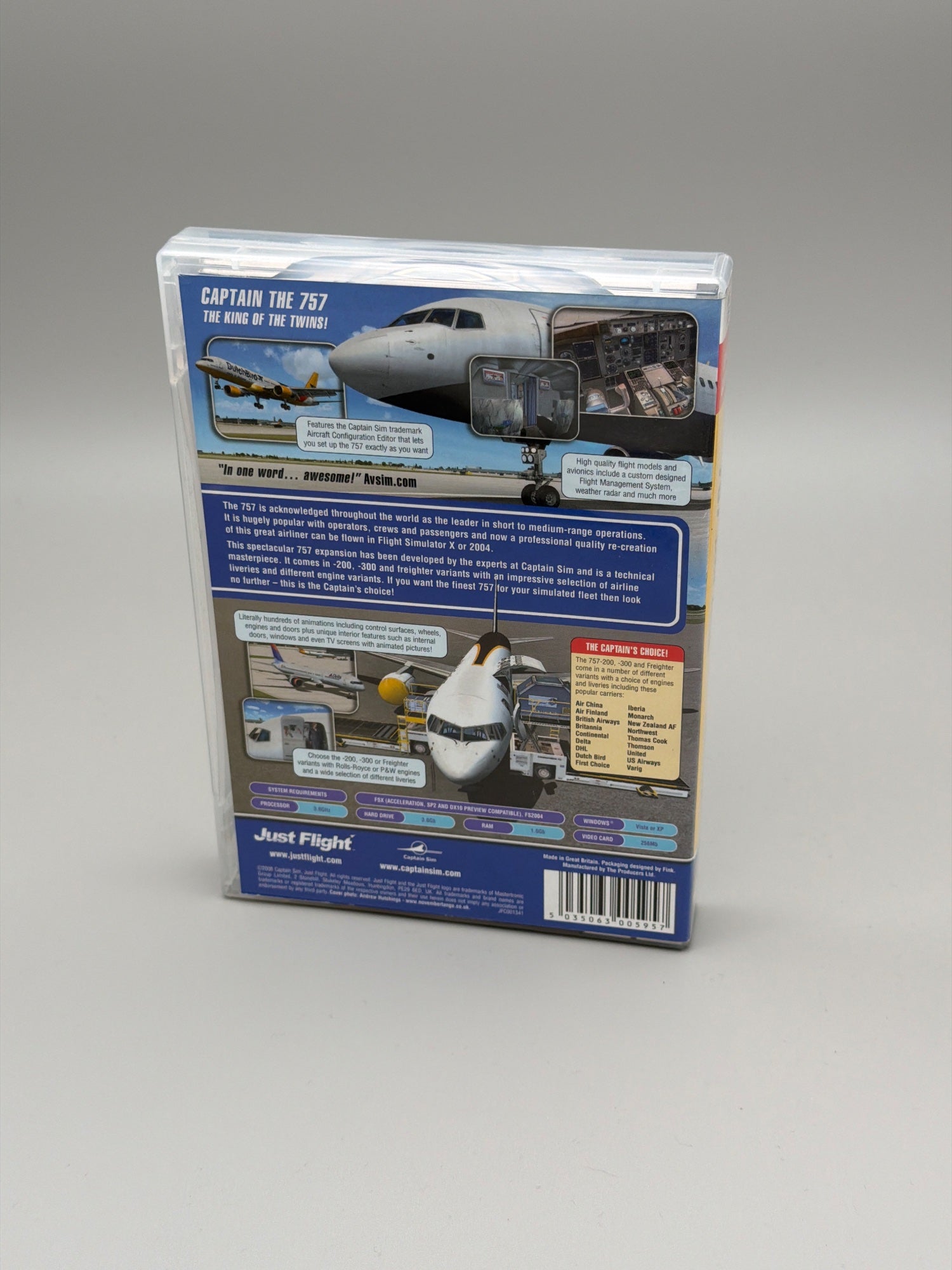 757 Captain Add-on For Fsx & Fs 2004 - PC
