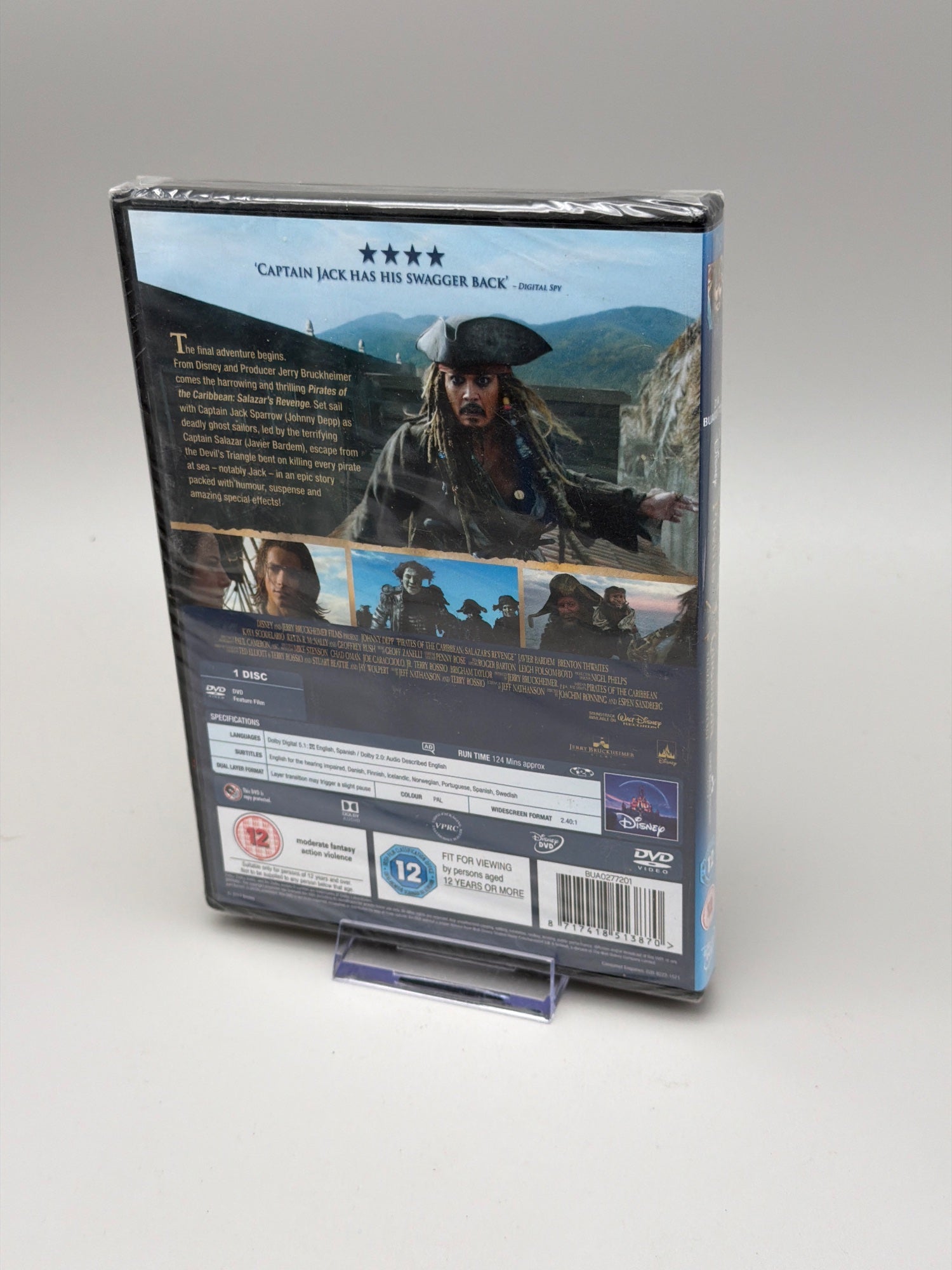 Pirates of the Caribbean: Salazars Revenge [DVD] [2017]
