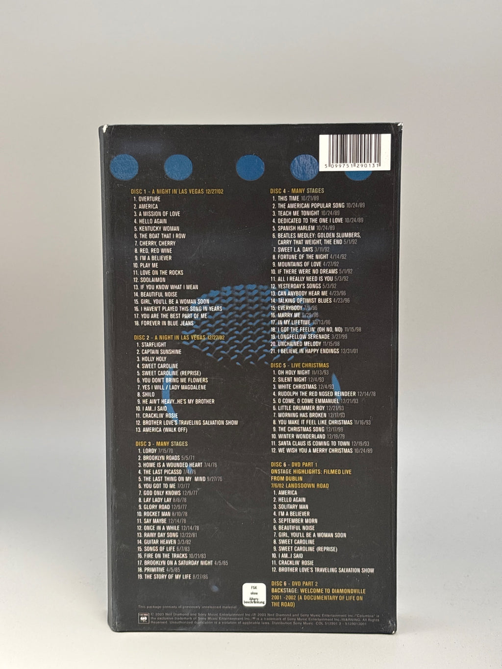 Neil Diamond - Stages - Performances 1970 - 2002 (5 Cds)