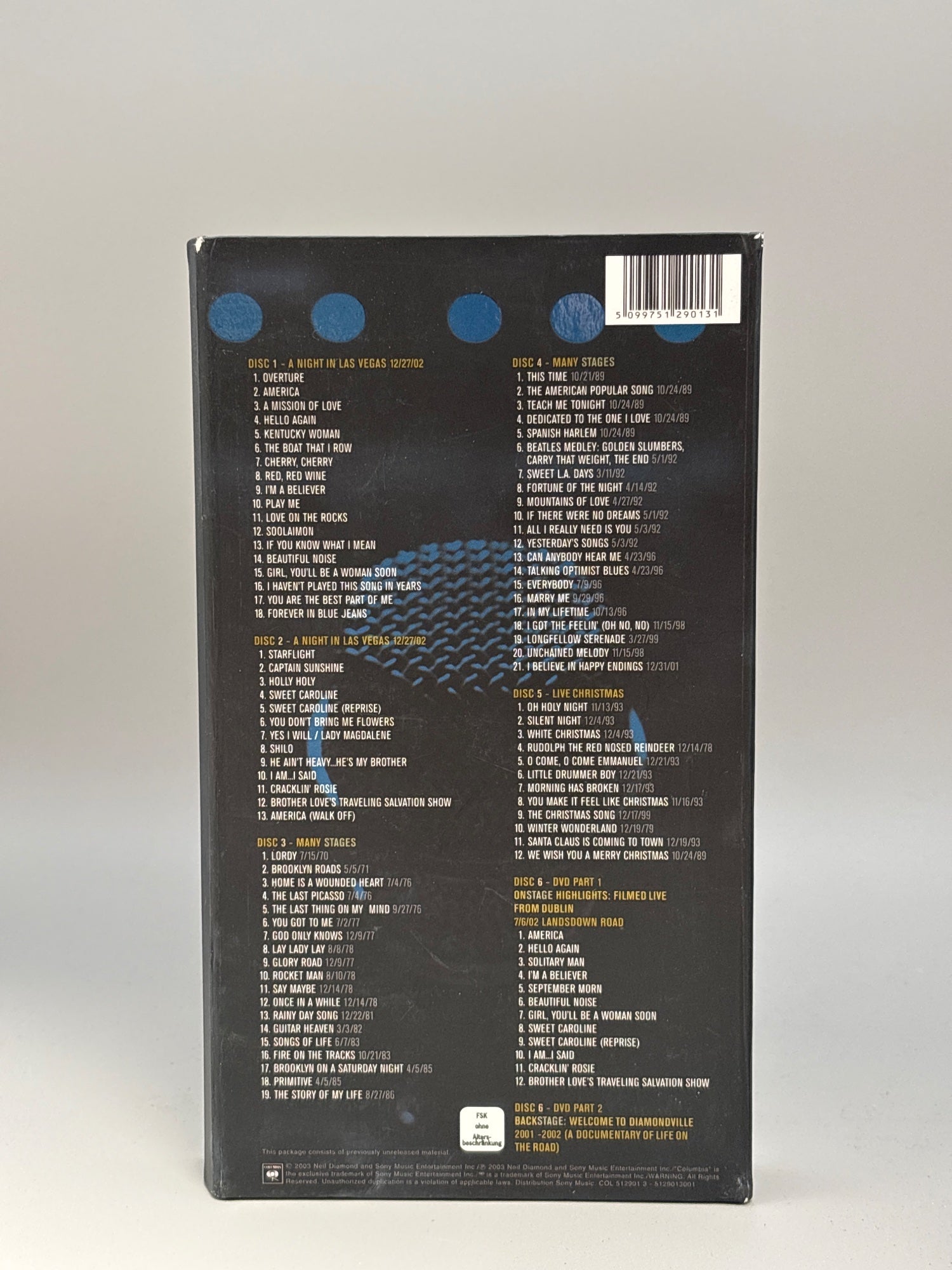 Neil Diamond - Stages - Performances 1970 - 2002 (5 Cds)