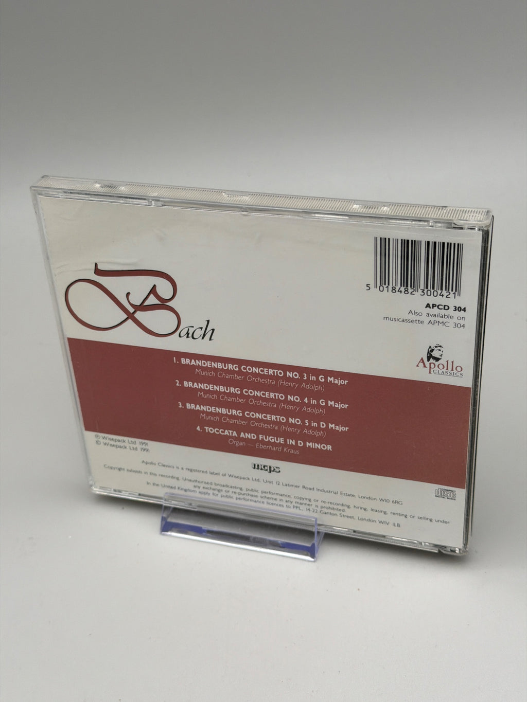 Apollo Classics. Bach (CD)