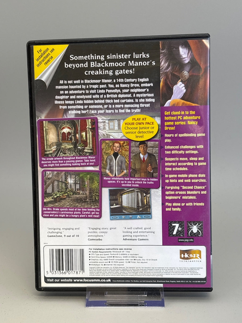 Nancy Drew Curse Of Blackmoor Manor (pc)