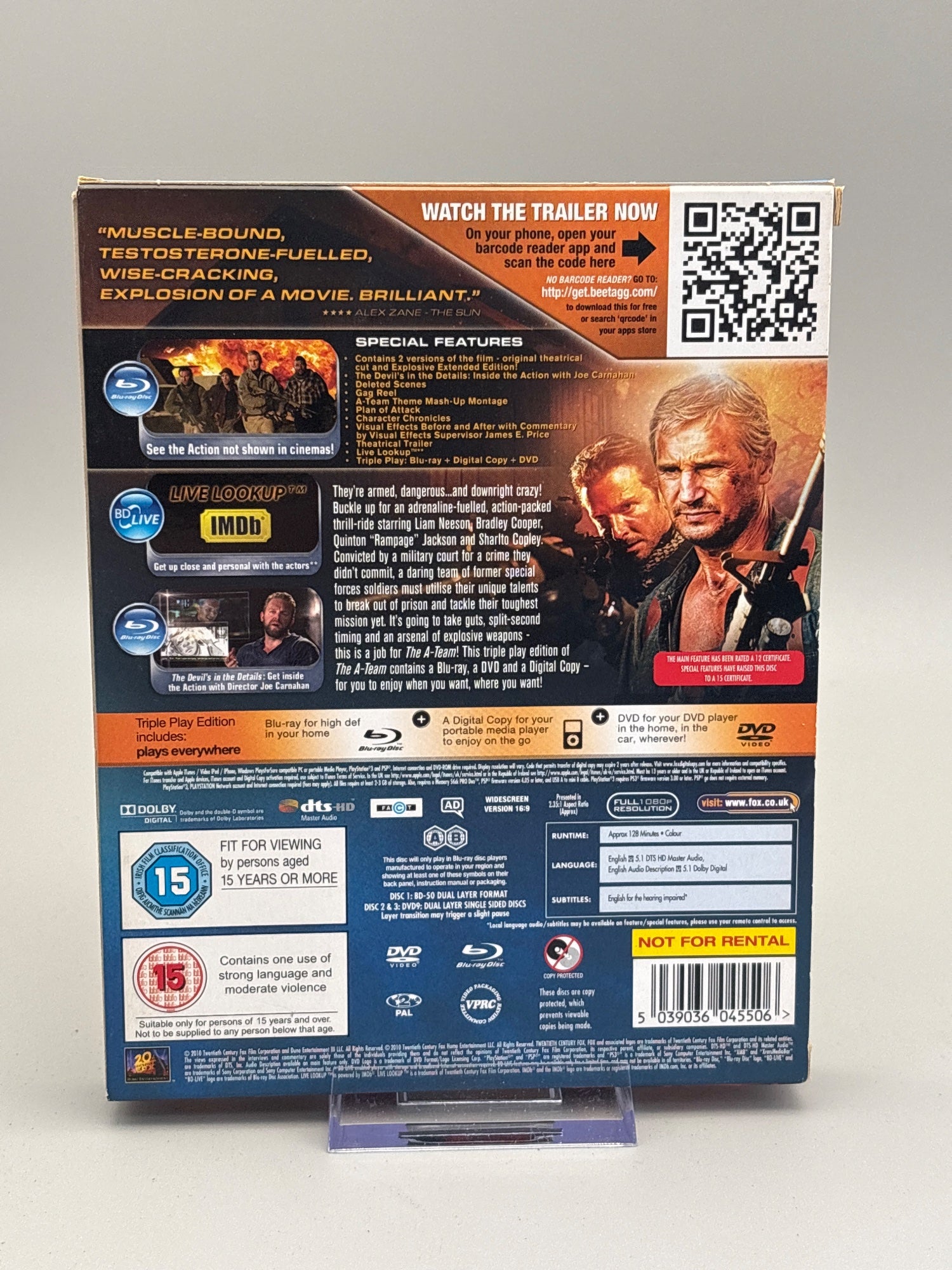 The A-team (extended Explosive Edition) Liam Neeson - Blu Ray