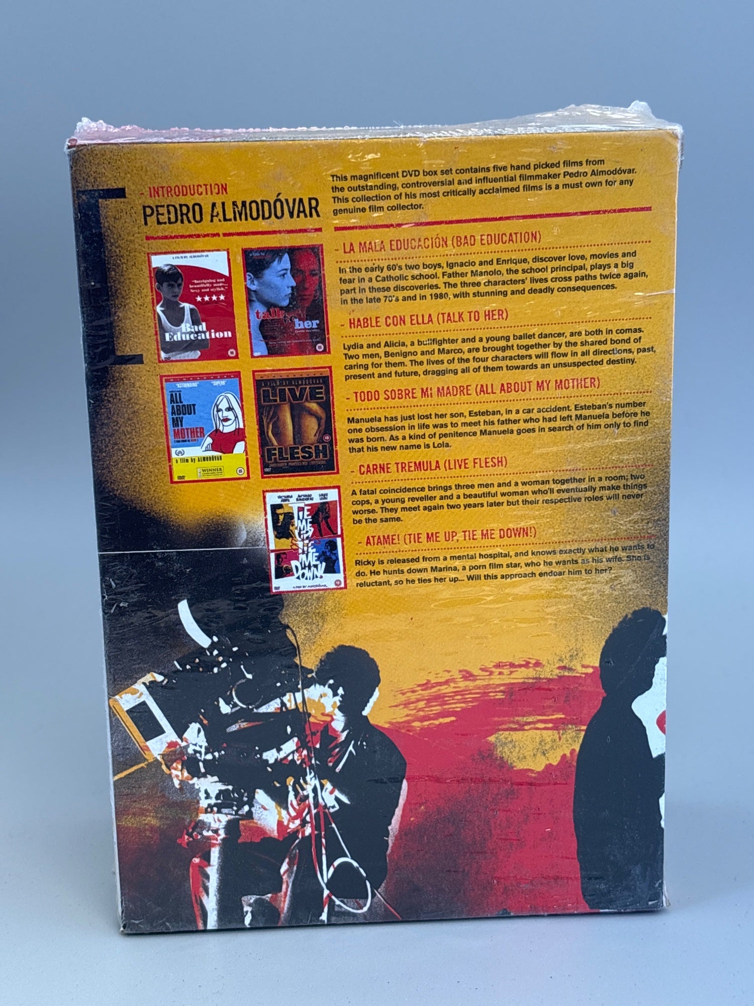 Pedro Almodovar 5-DVD Collection (Bad Education/Talk To Her/All About My Mother/Live Flesh/Tie Me Up! Tie Me Down!)