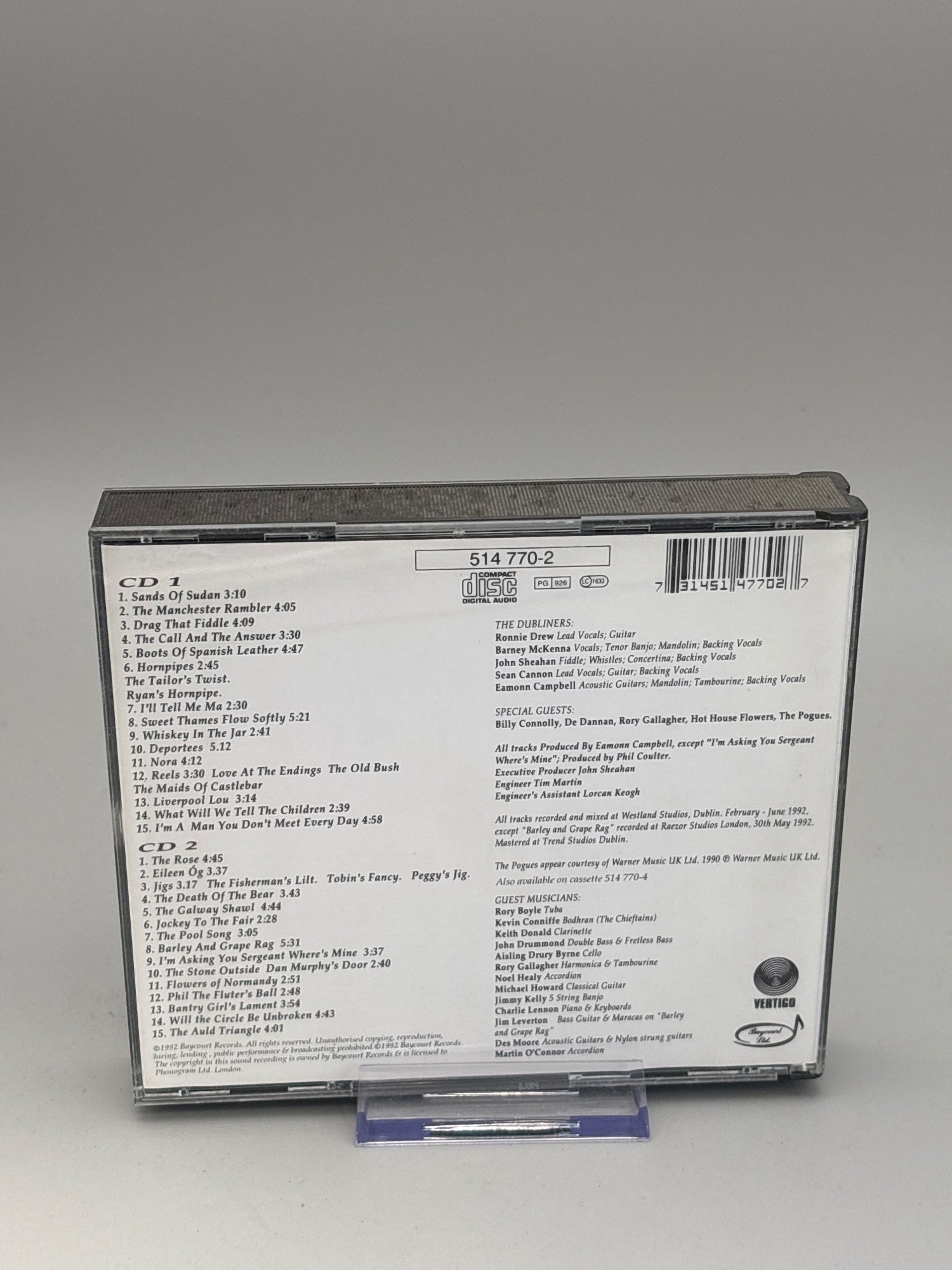 The Dubliners - 30 Years A-greying (2 CD Promo)