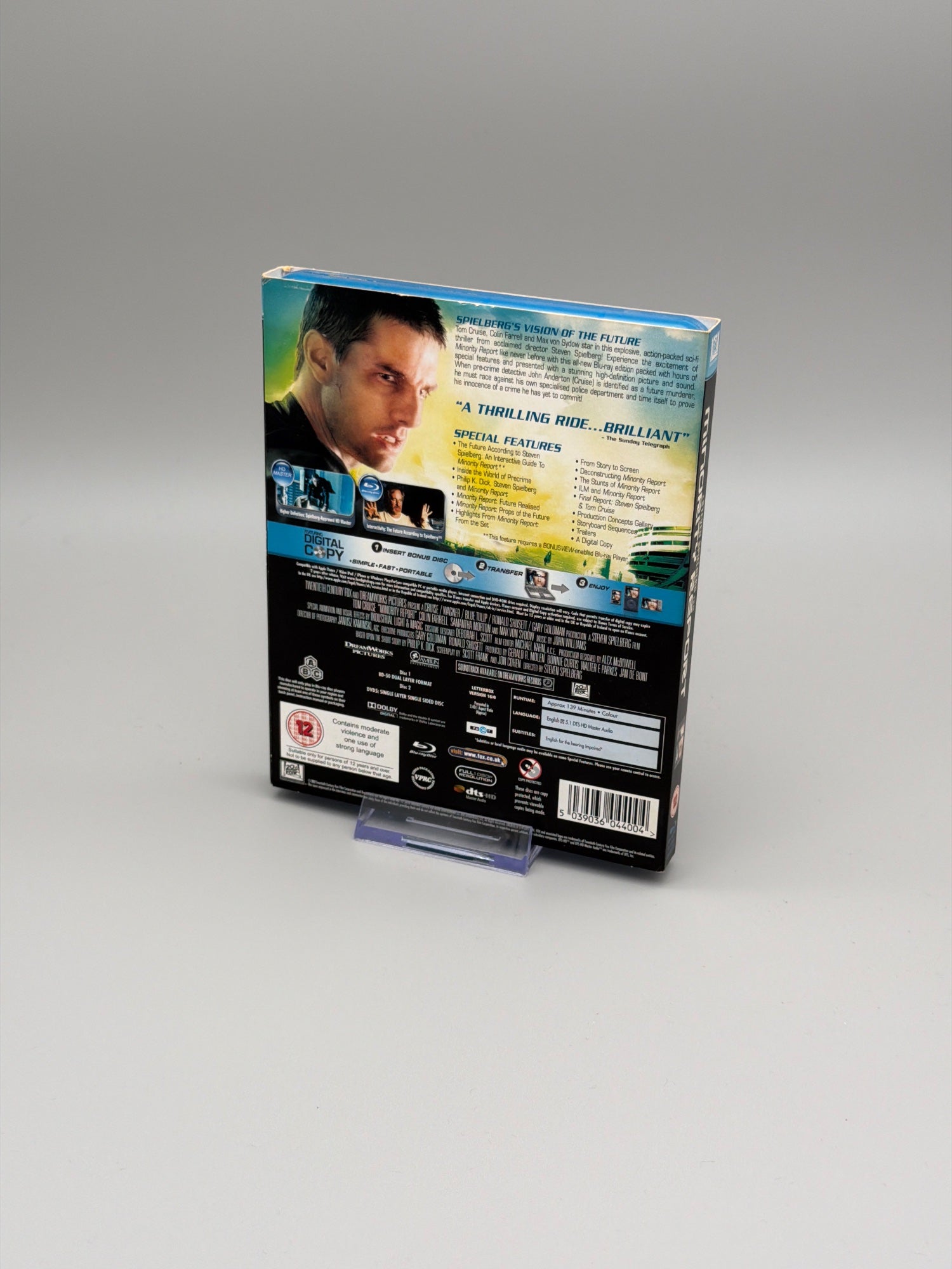 Minority Report (Blu Ray)