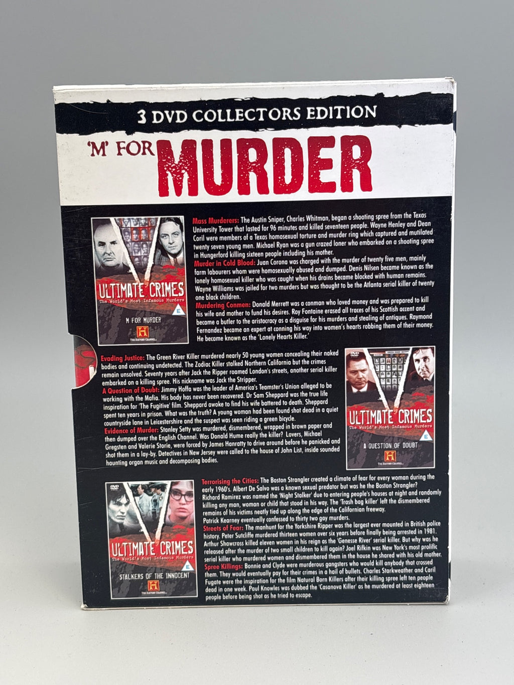 Ultimate Crimes - M For Murder [dvd].