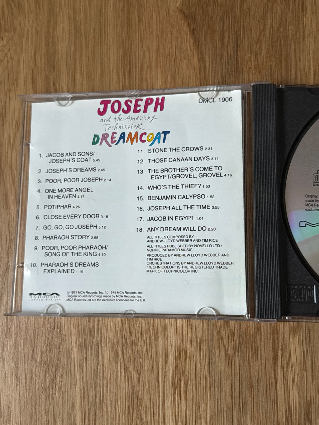 Joseph And The Amazing Technicolor Dreamcoat - CD