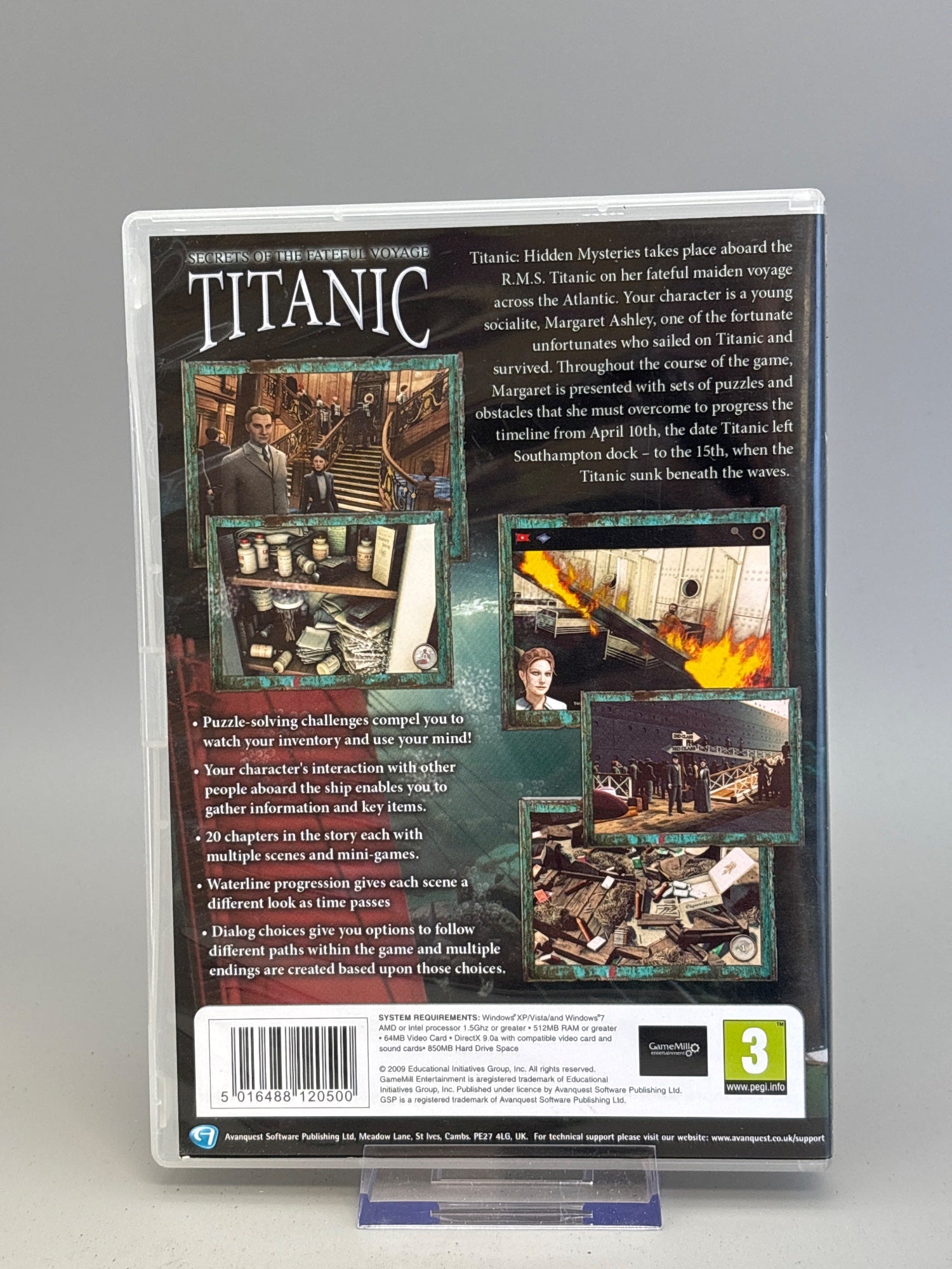 Titanic Secrets Of The Fateful Voyage Pc-dvd Rom