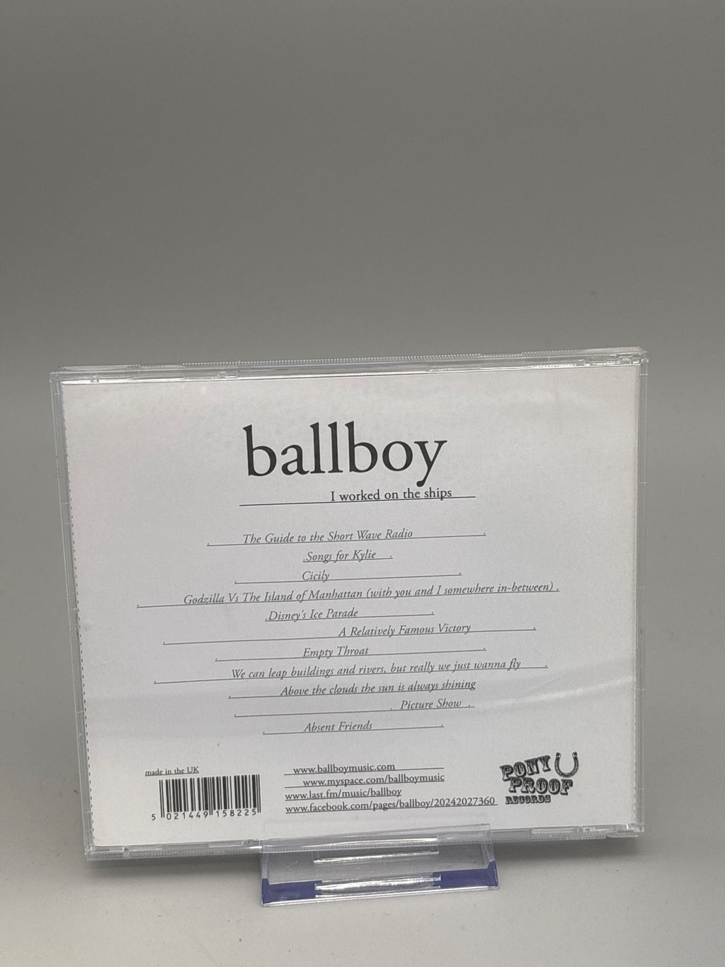 I Worked On The Ships - Ballboy.