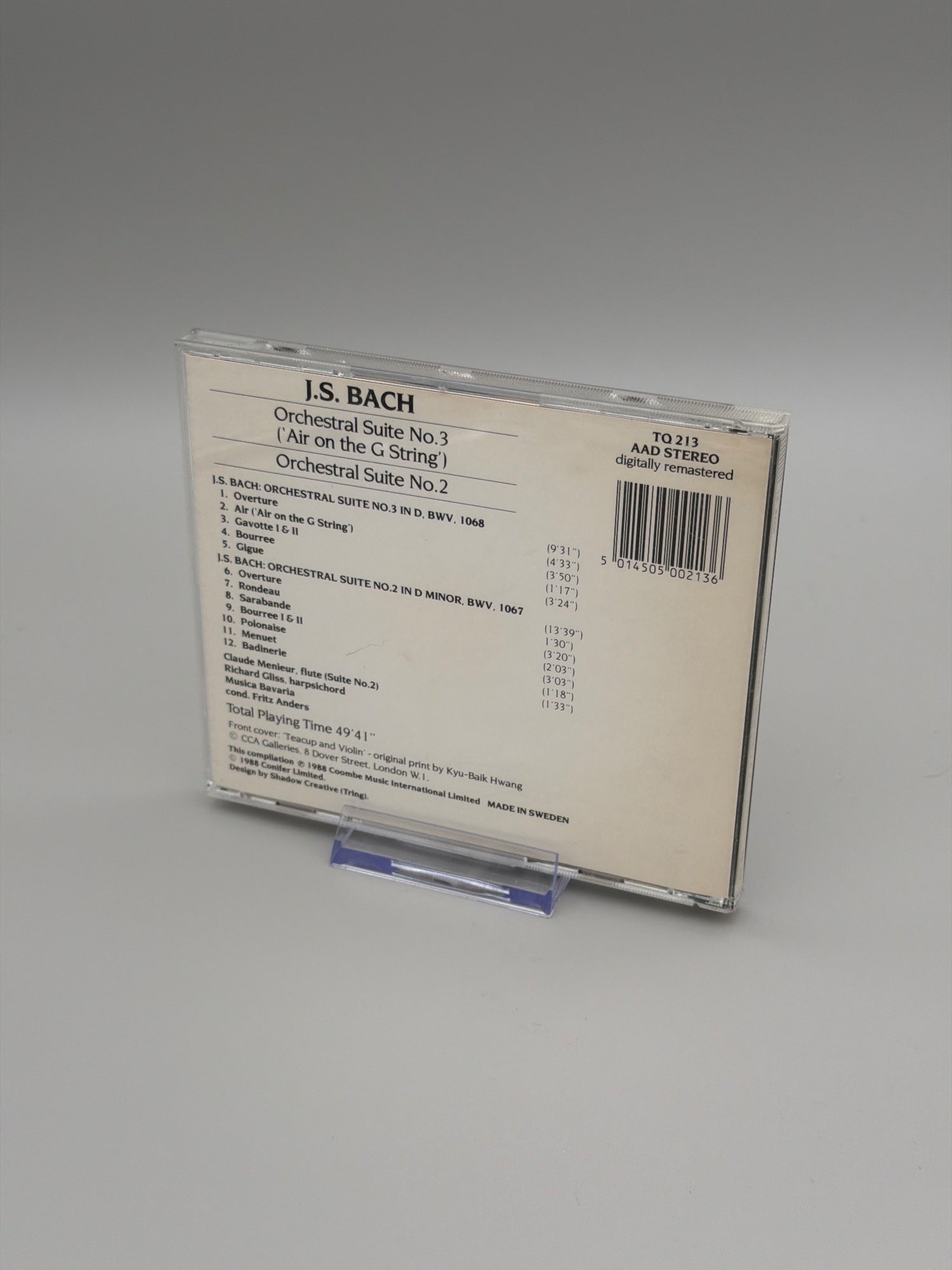 J.s. Bach: Orchestrial Suites 2 & 3 'air On The String' By Musica Bavaria,f.