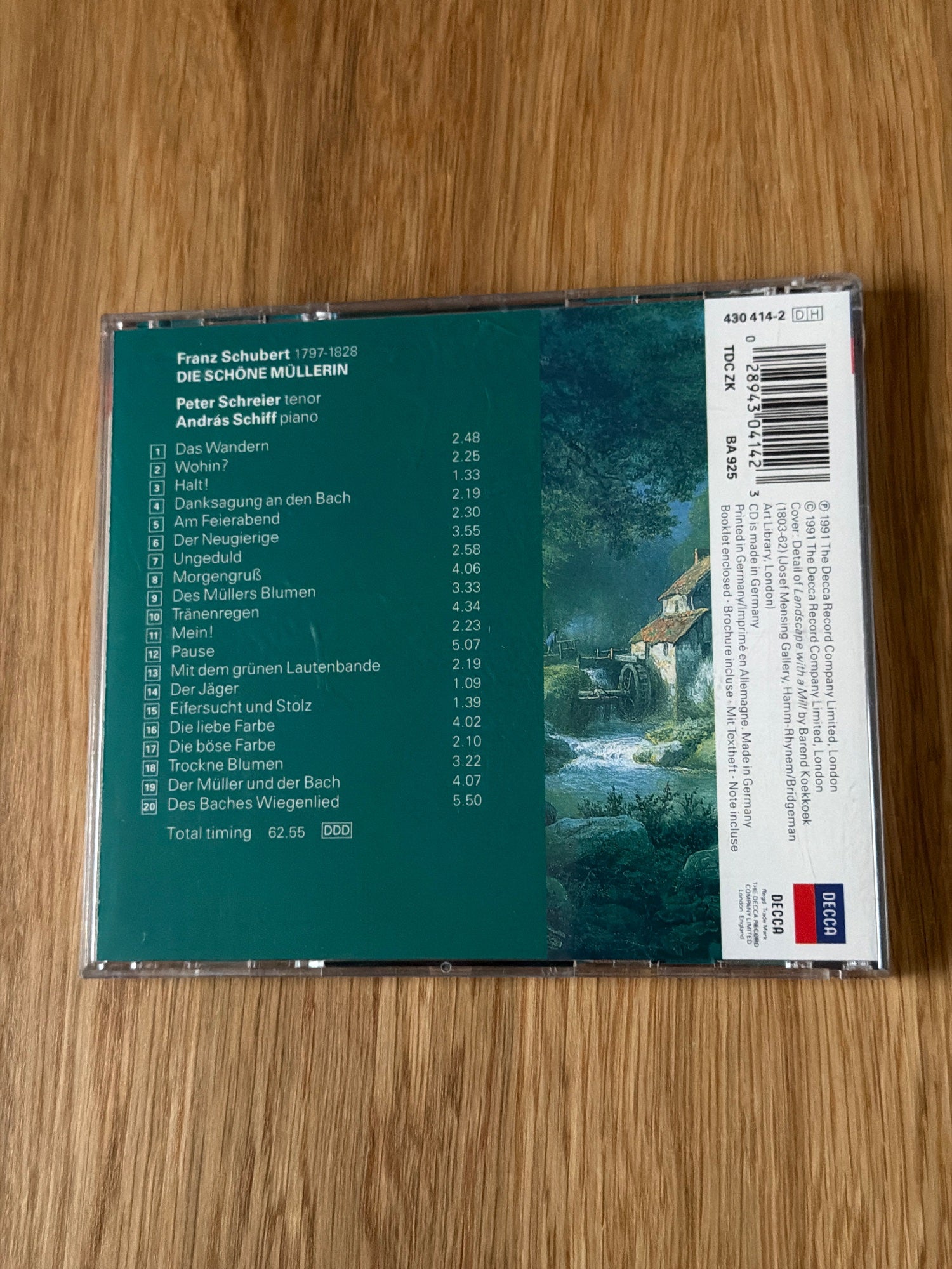 Peter Schreier - Schubert: Die Schöne Müllerin