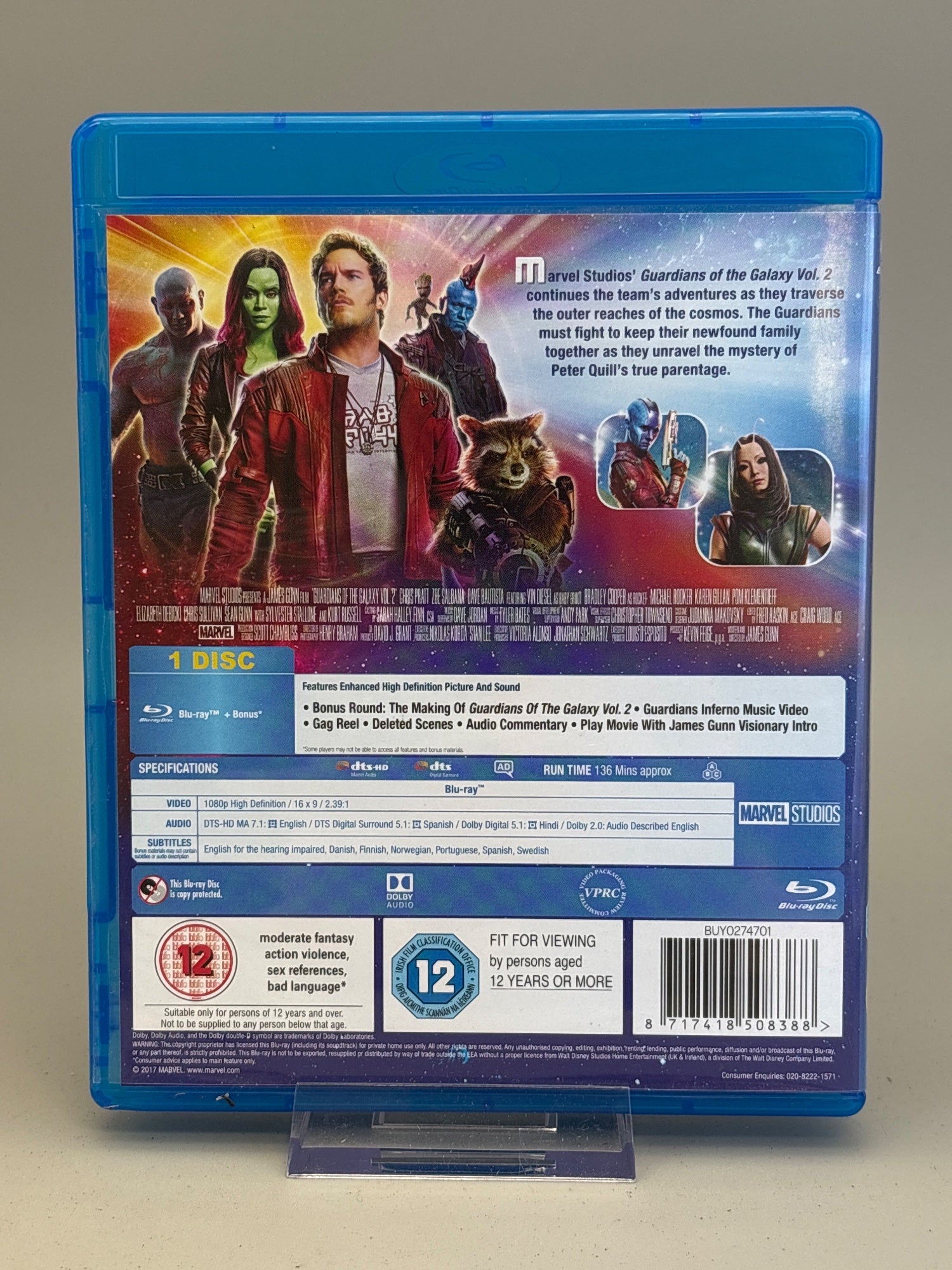 Guardians Of The Galaxy - Vol.2 (Blu Ray)