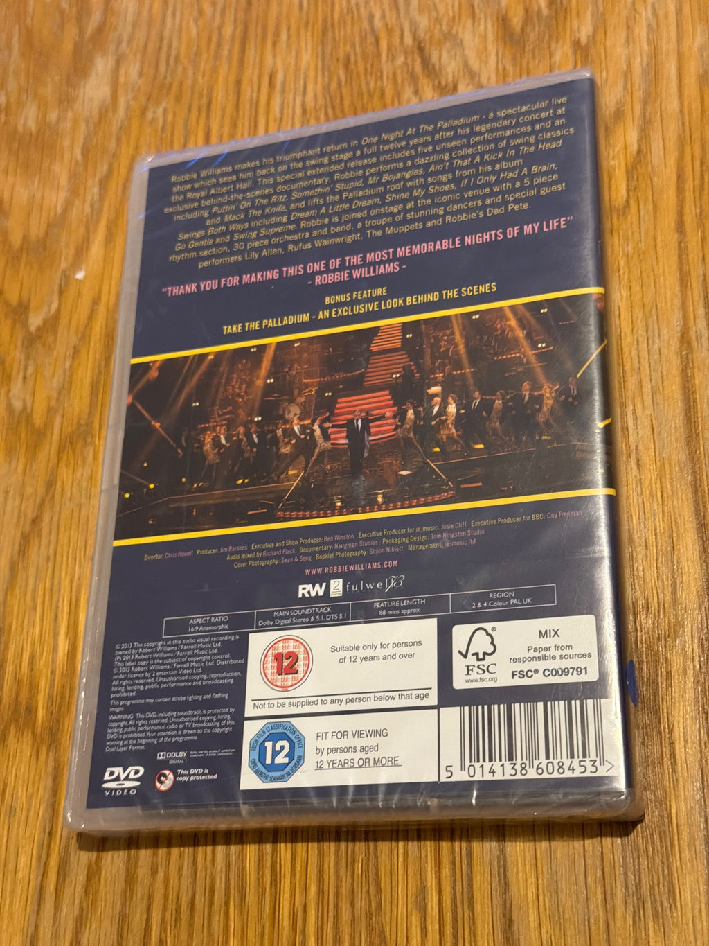 Robbie Williams: One Night at the Palladium
