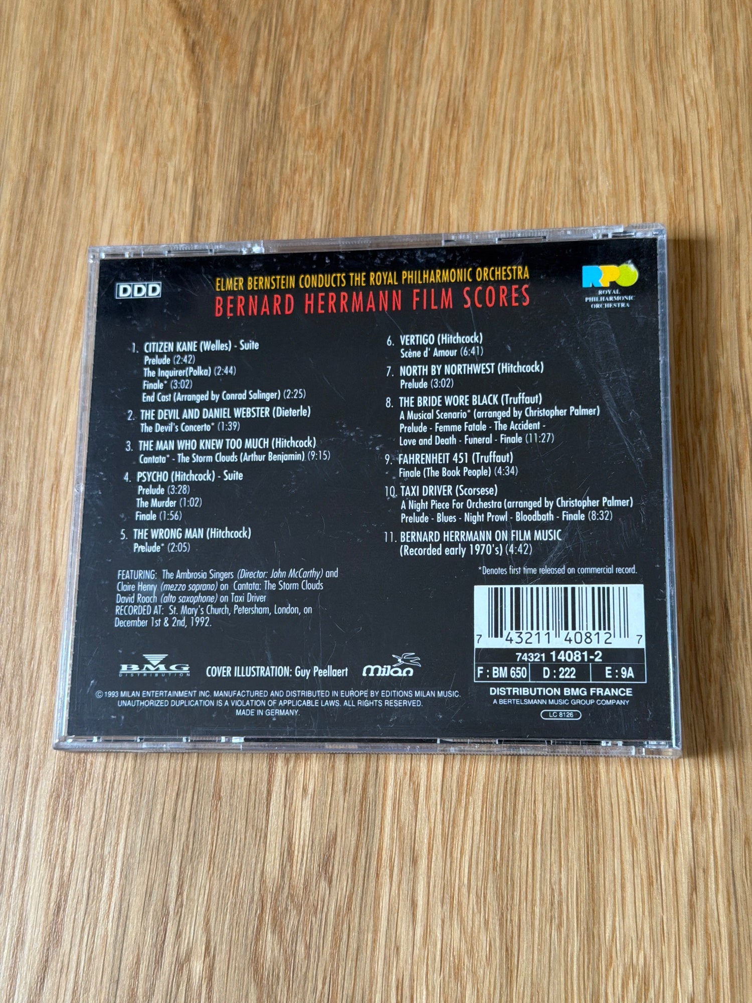Bernard Herrmann film Scores - Classic American Film Scores