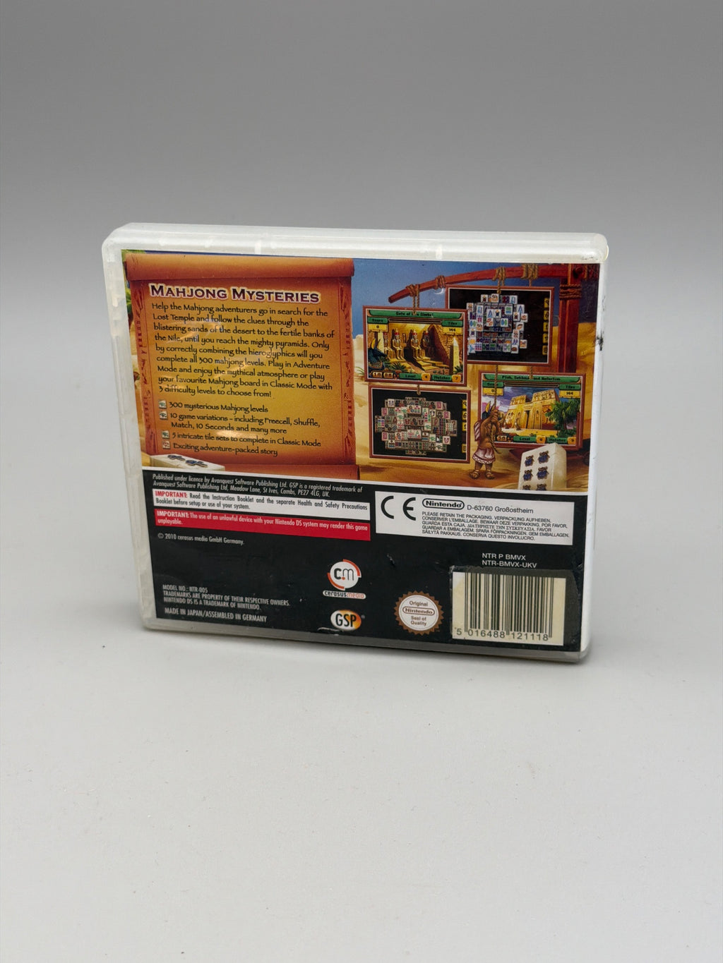 Mahjong Mysteries: Ancient Egypt (nintendo Ds)