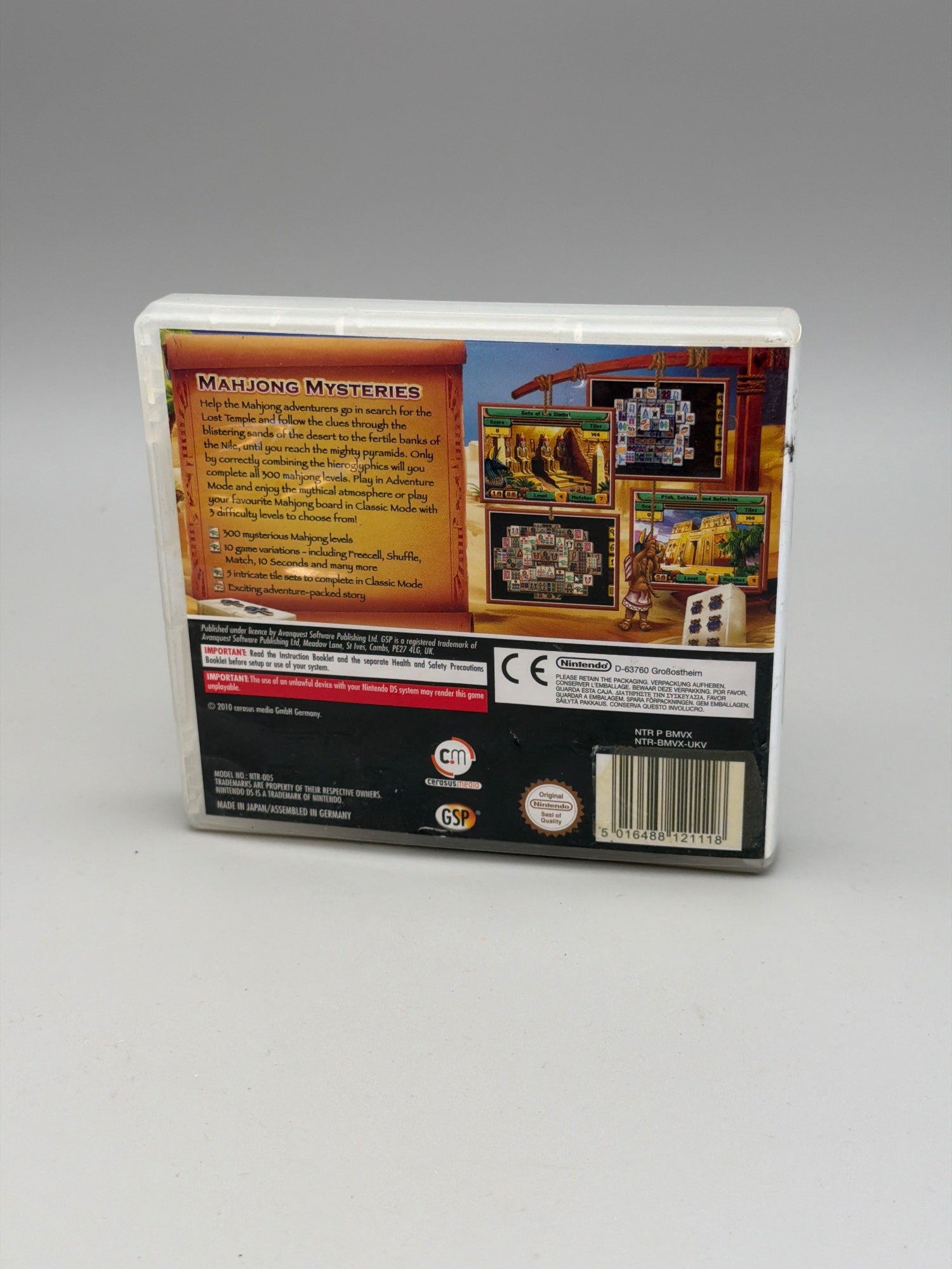 Mahjong Mysteries: Ancient Egypt (nintendo Ds)