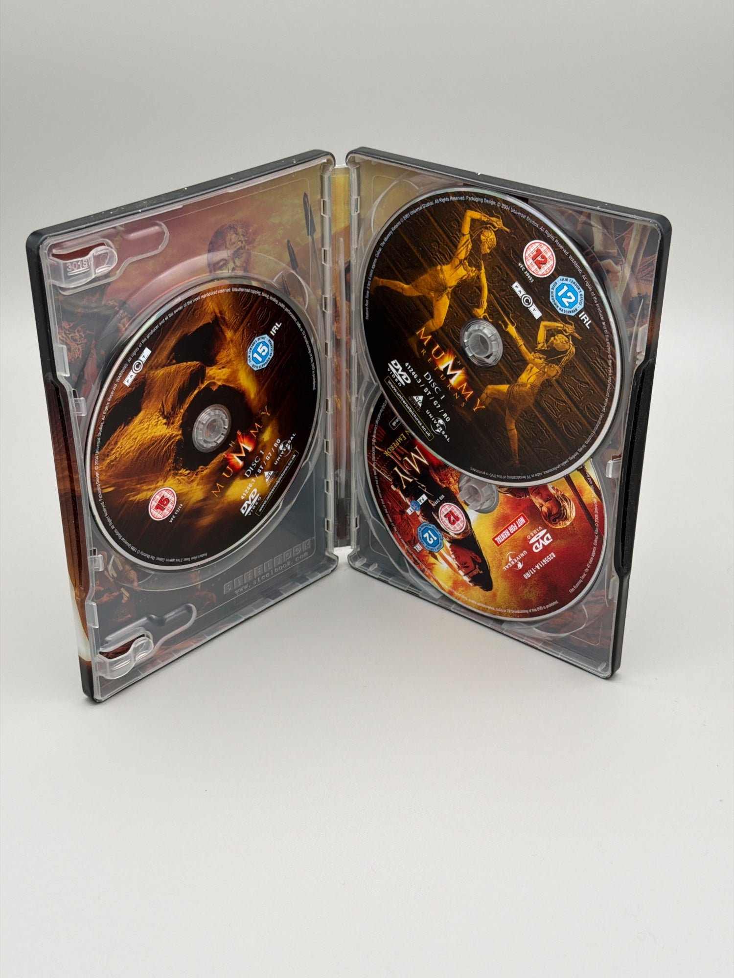 The Mummy Trilogy - Steel book - DVD