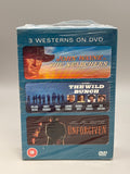 3 Westerns DVD Boxset - The Searchers/ Wild Bunch/ Unforgiven.