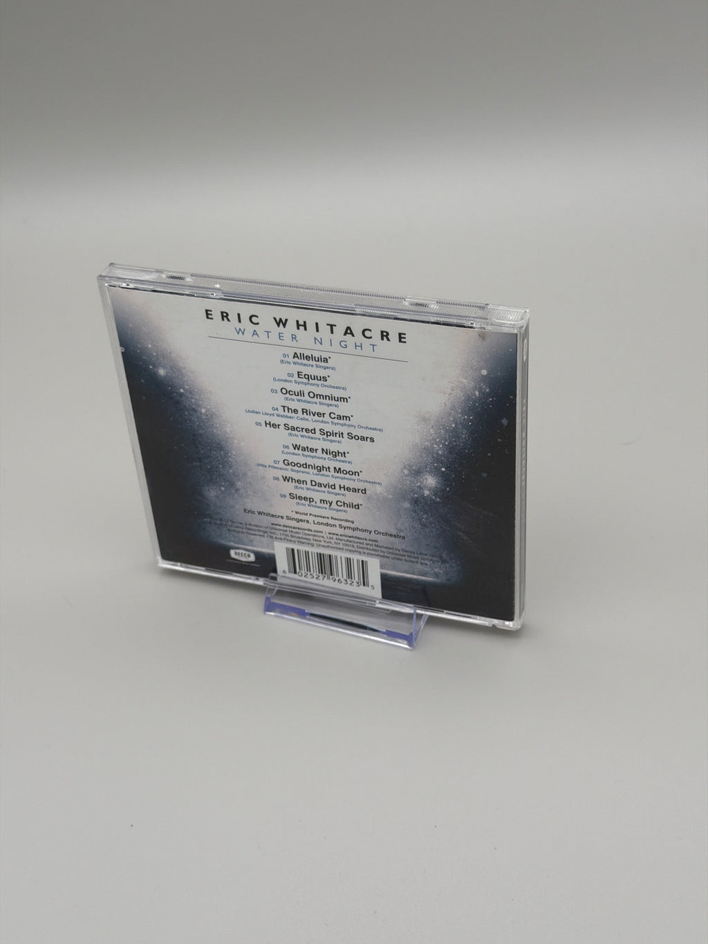 Eric Whitacre - WATER NIGHT - CD