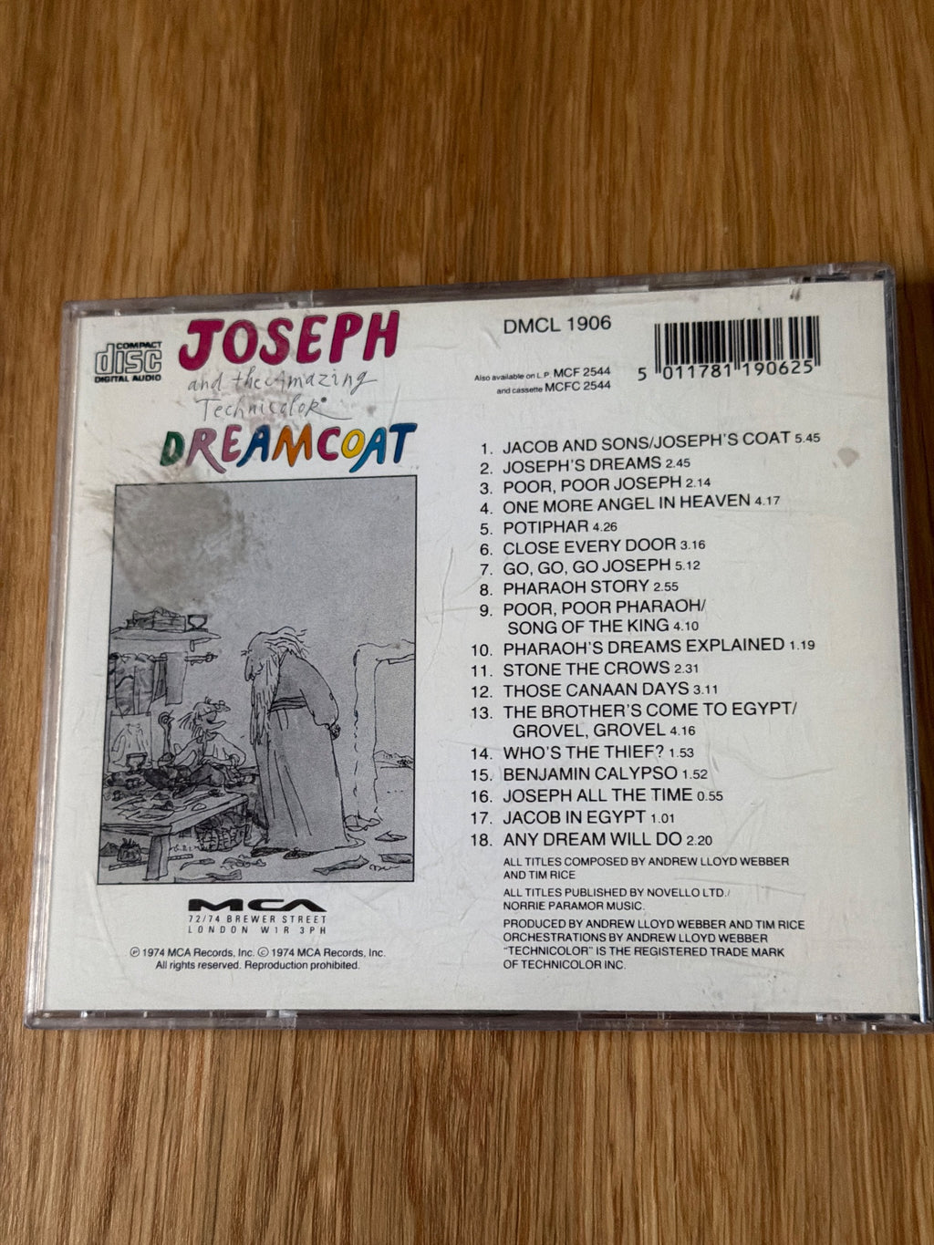 Joseph And The Amazing Technicolor Dreamcoat - CD