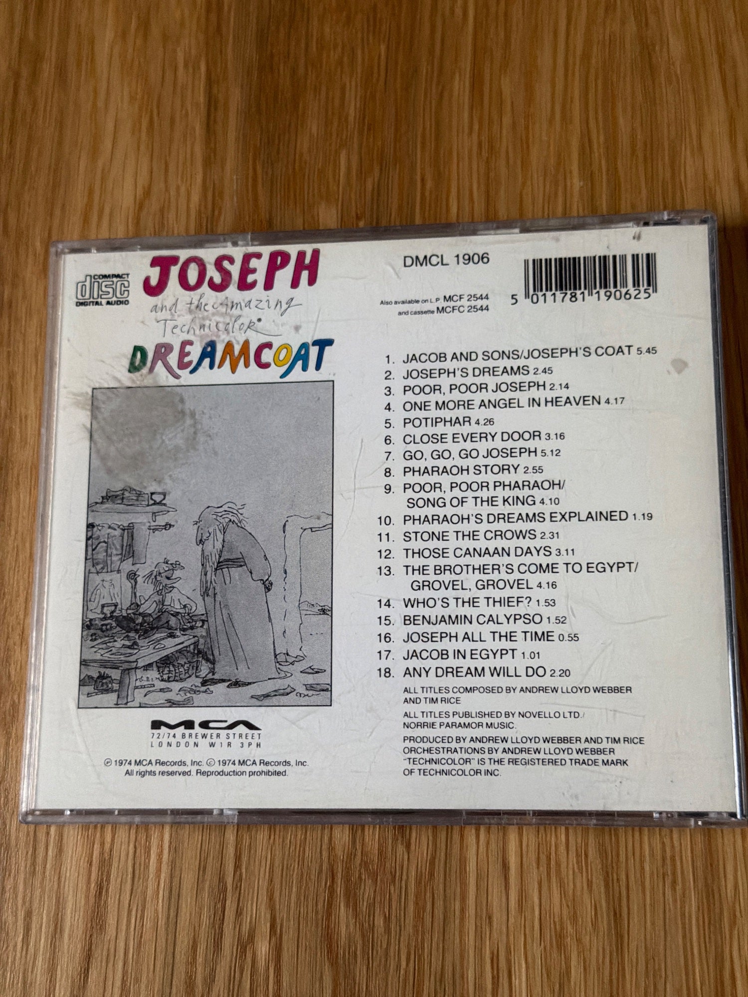 Joseph And The Amazing Technicolor Dreamcoat - CD