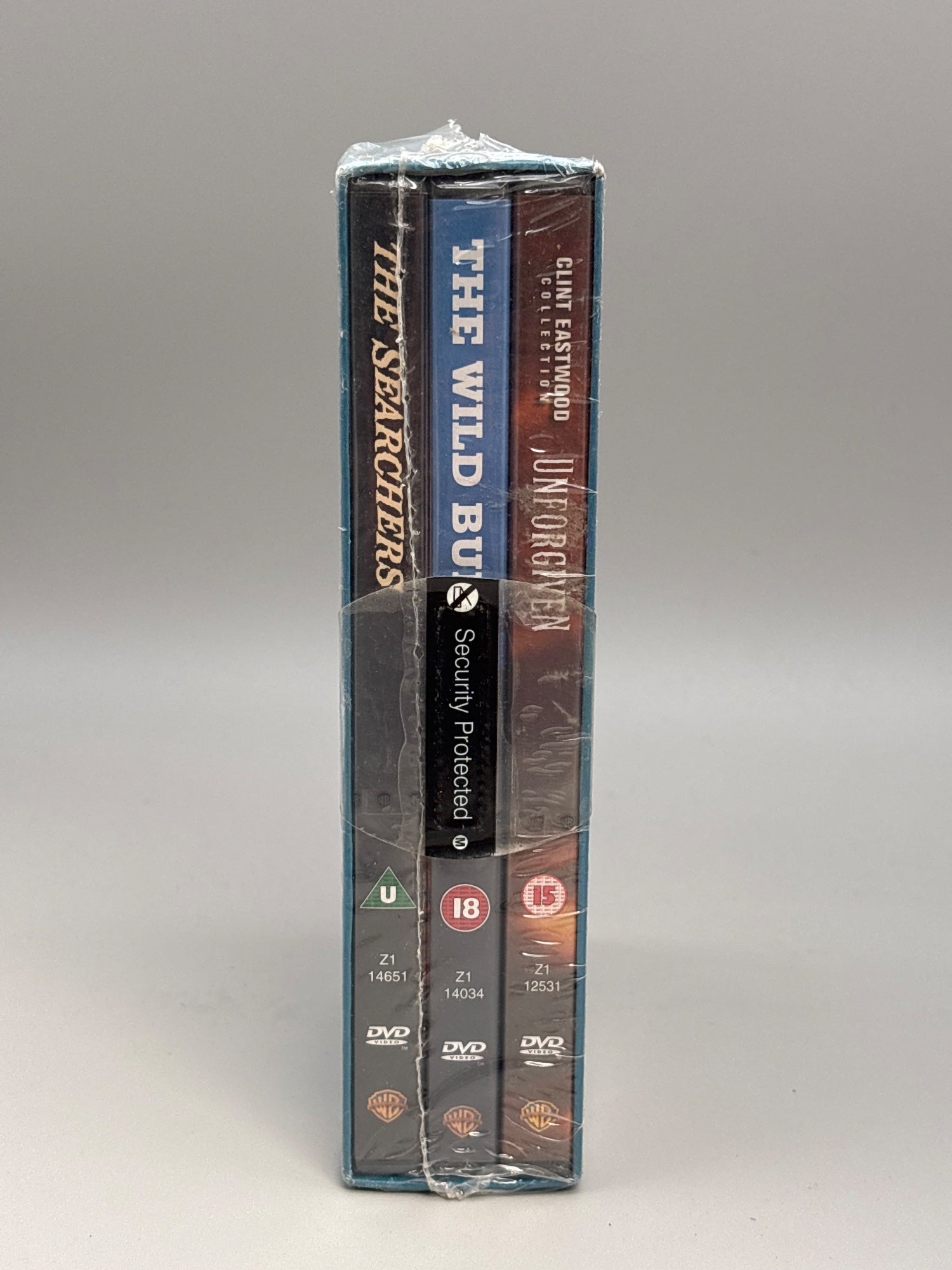 3 Westerns DVD Boxset - The Searchers/ Wild Bunch/ Unforgiven.