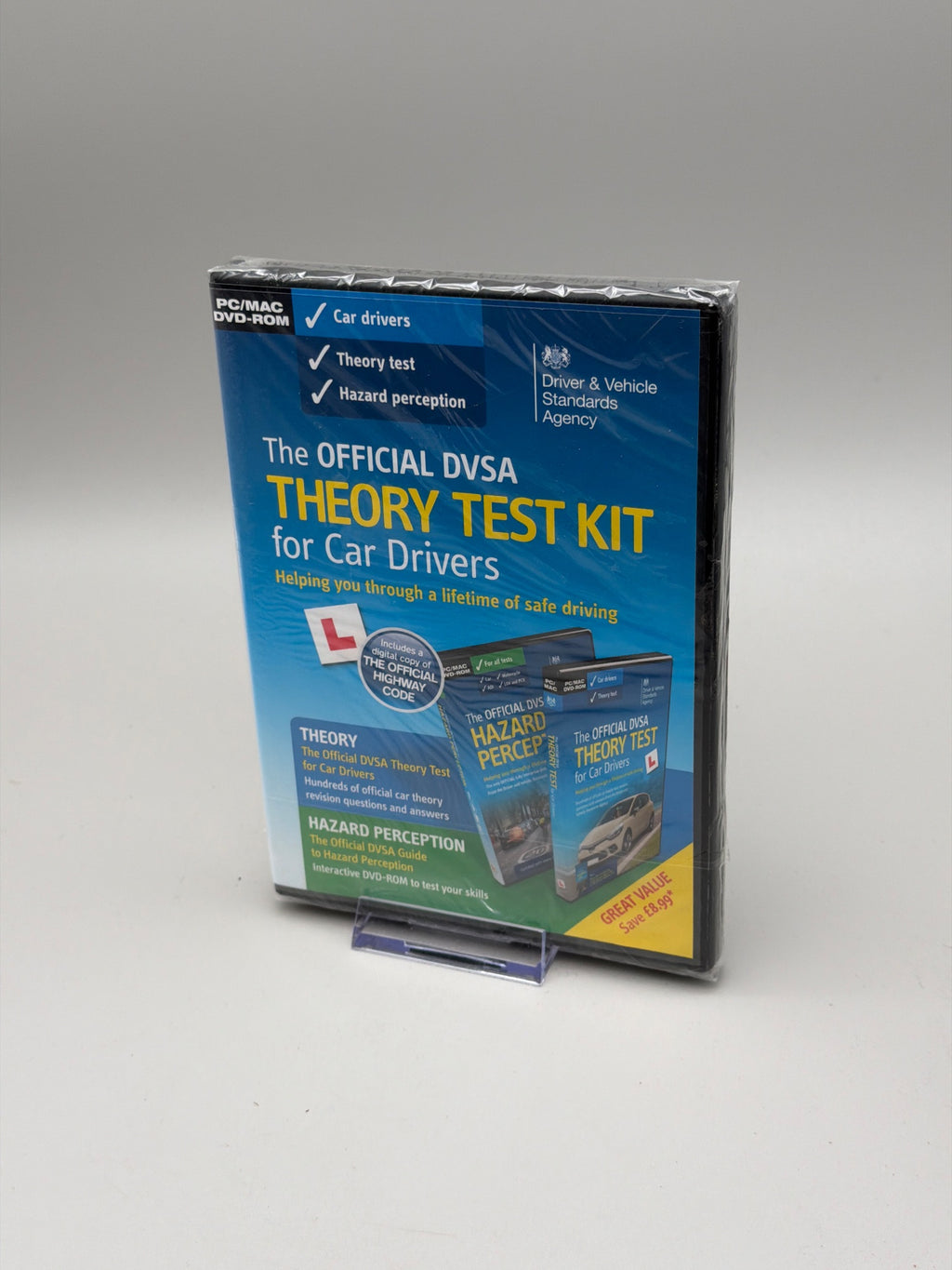 The official DVSA theory test KIT for car drivers pack