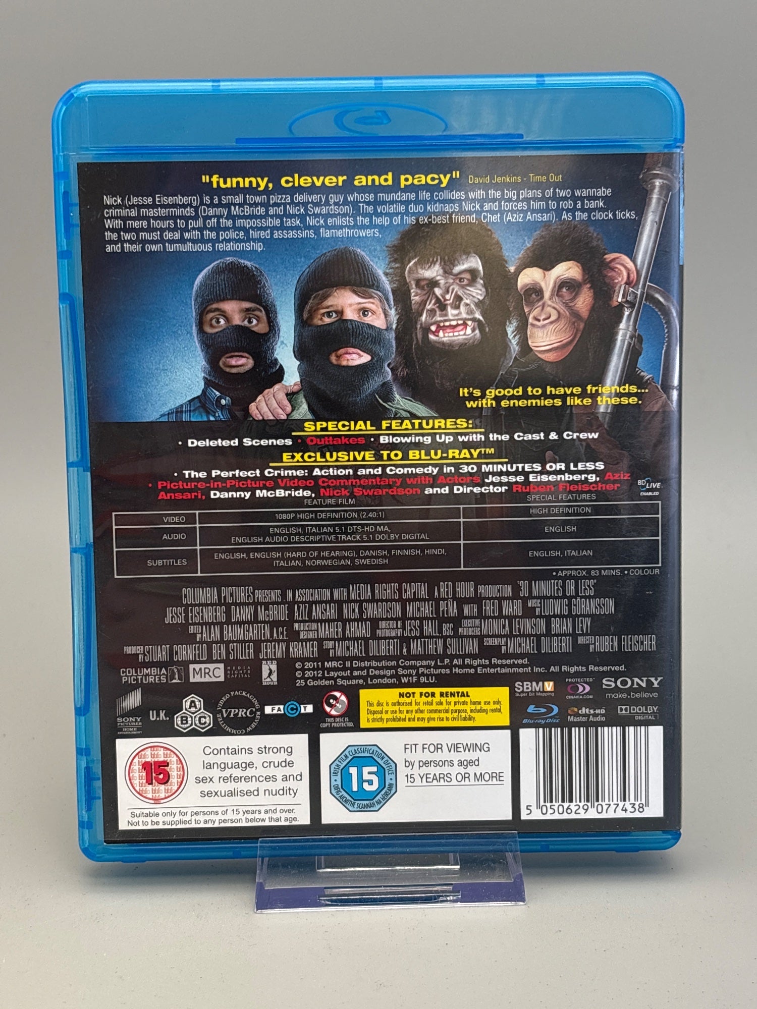 30 Minutes Or Less [blu-ray] [2011]