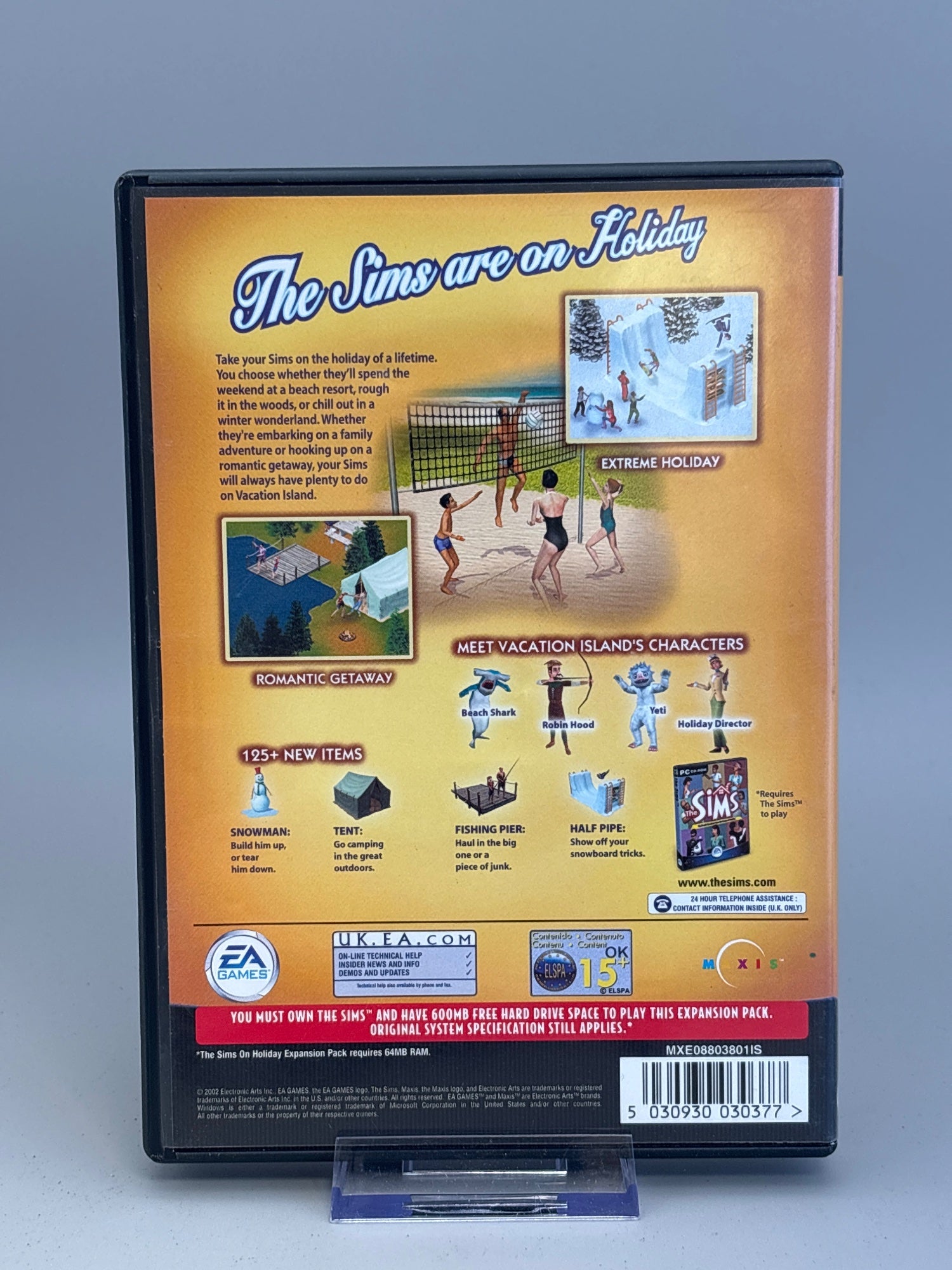 THE SIMS ON HOLIDAY EXPANSION PACK PC