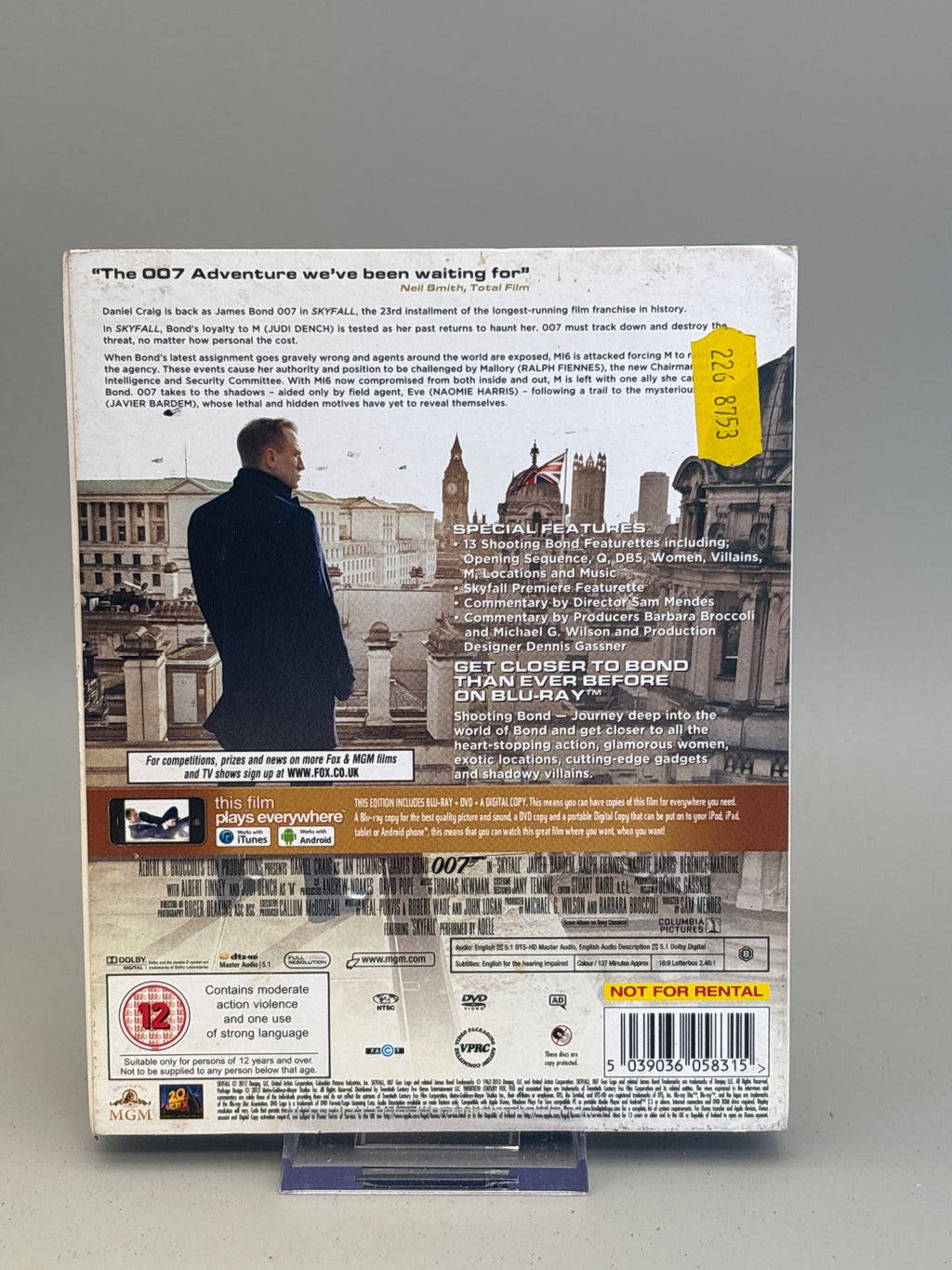Skyfall - 007 (Blu Ray)