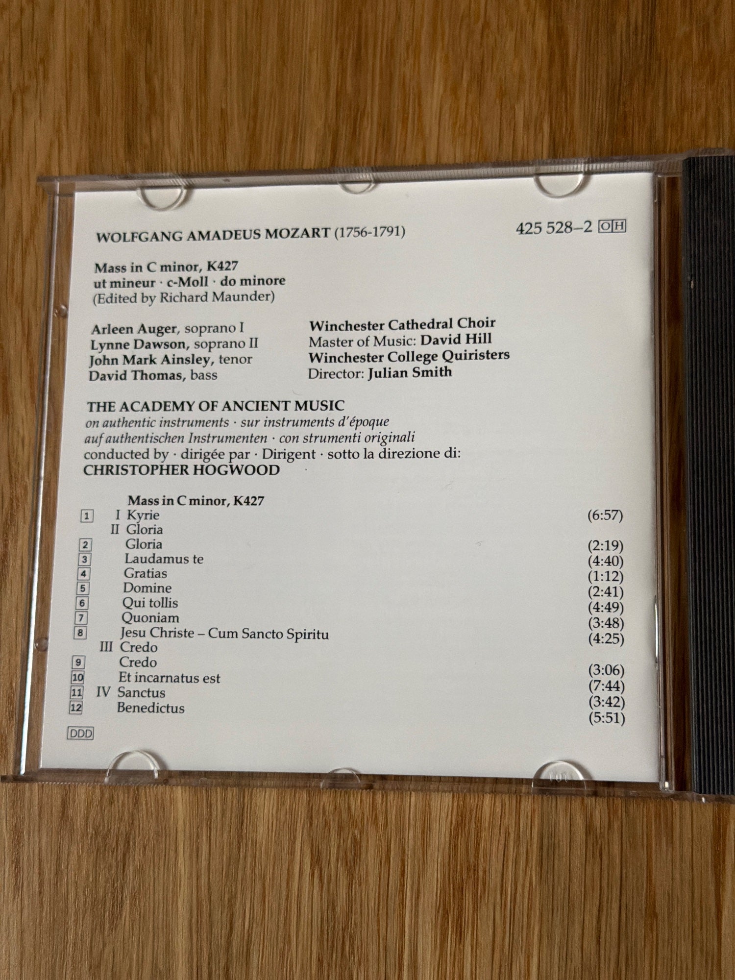Mozart: Mass in C minor